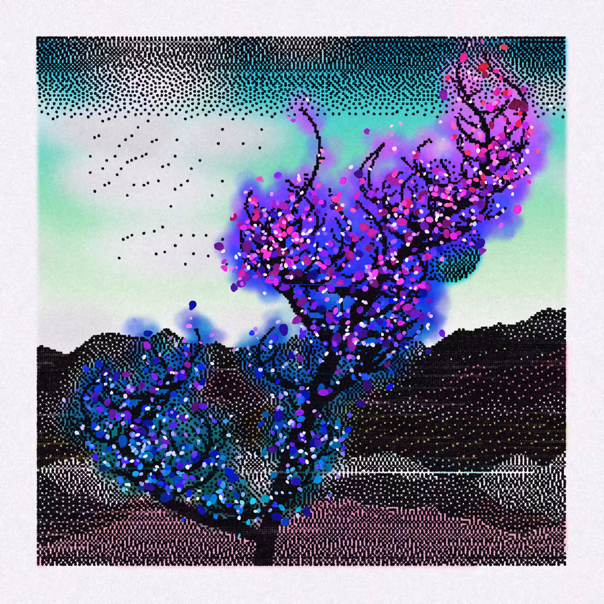 Dithered Branches #18
