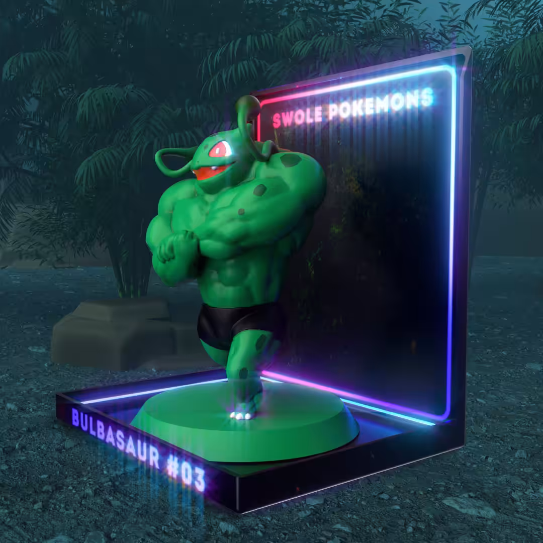 Swole Bulbasaur #03