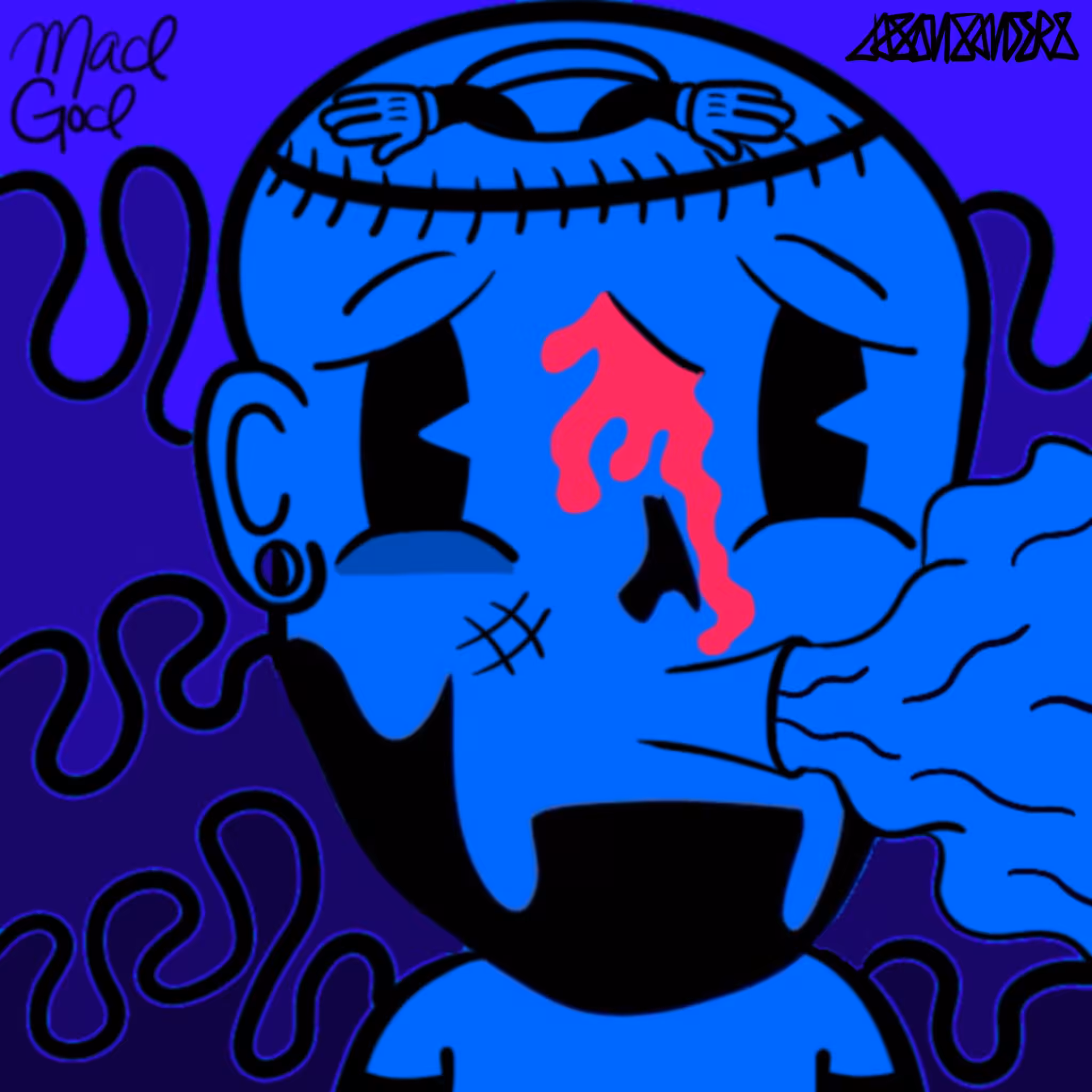 ‘Out Of My Mind’ DrainedEye❌MadGodLA - DrainedEyeBlue