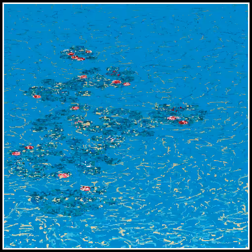 Polluted water lilies #64