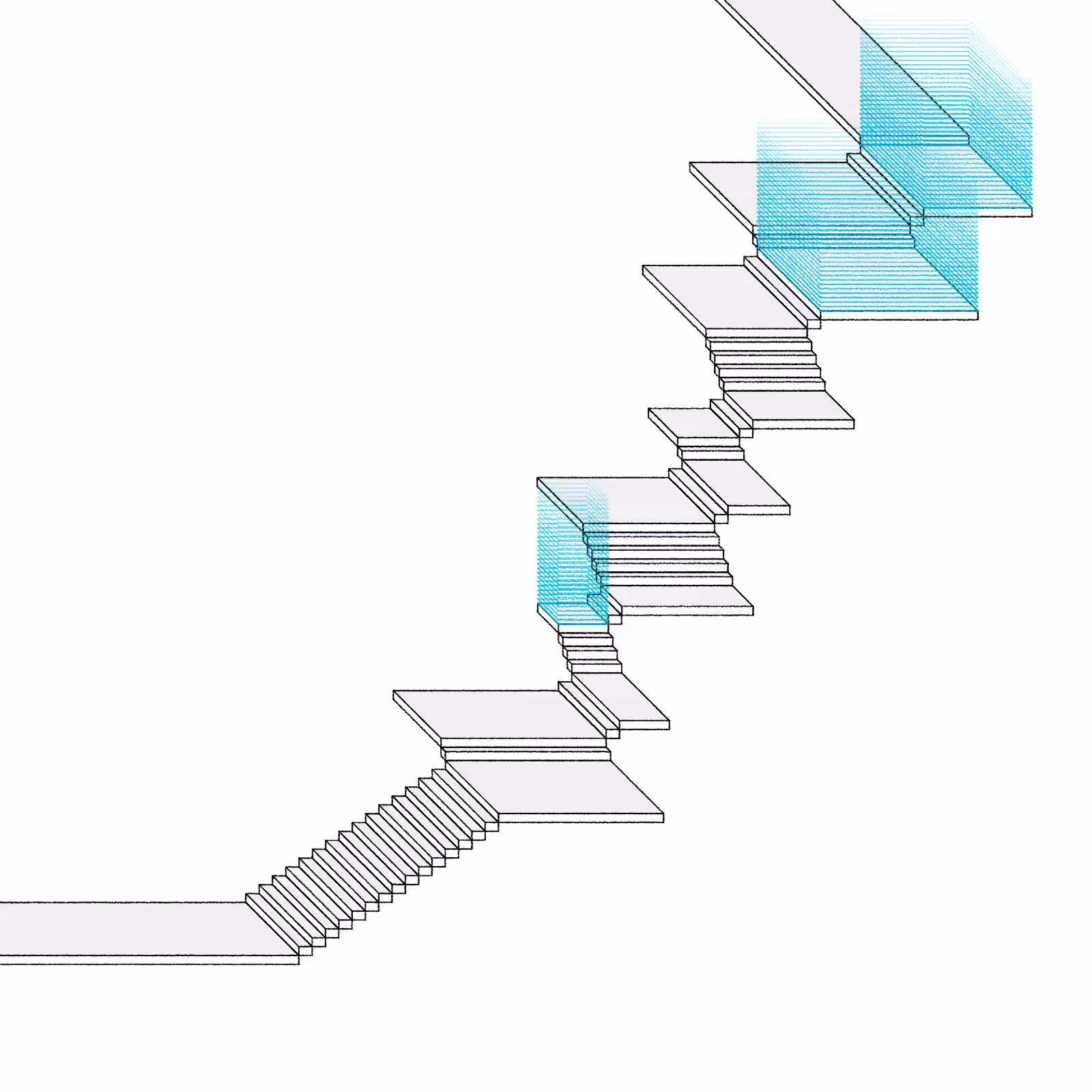 Stairs in a room #91