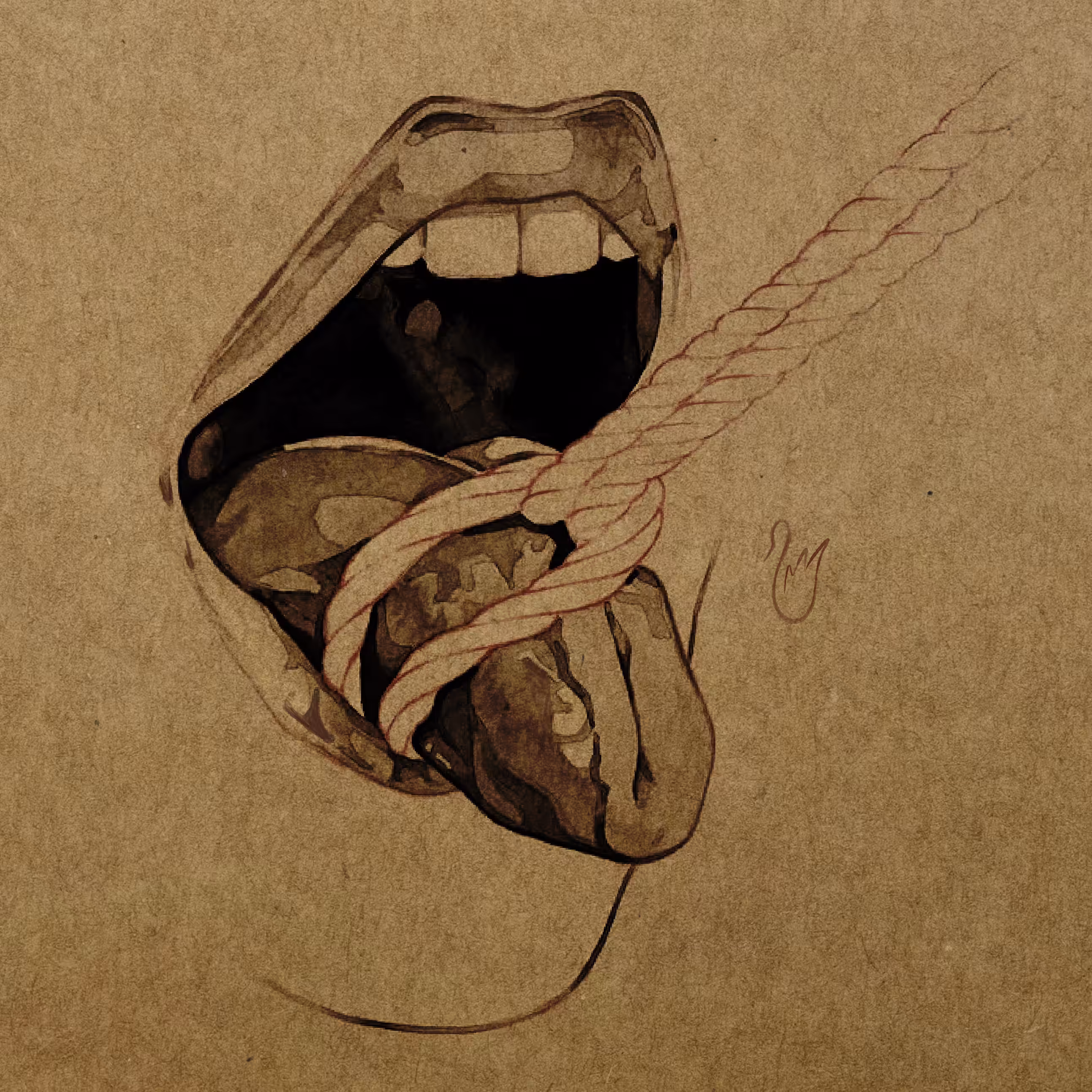 Dark art: Tongue Tied Truth