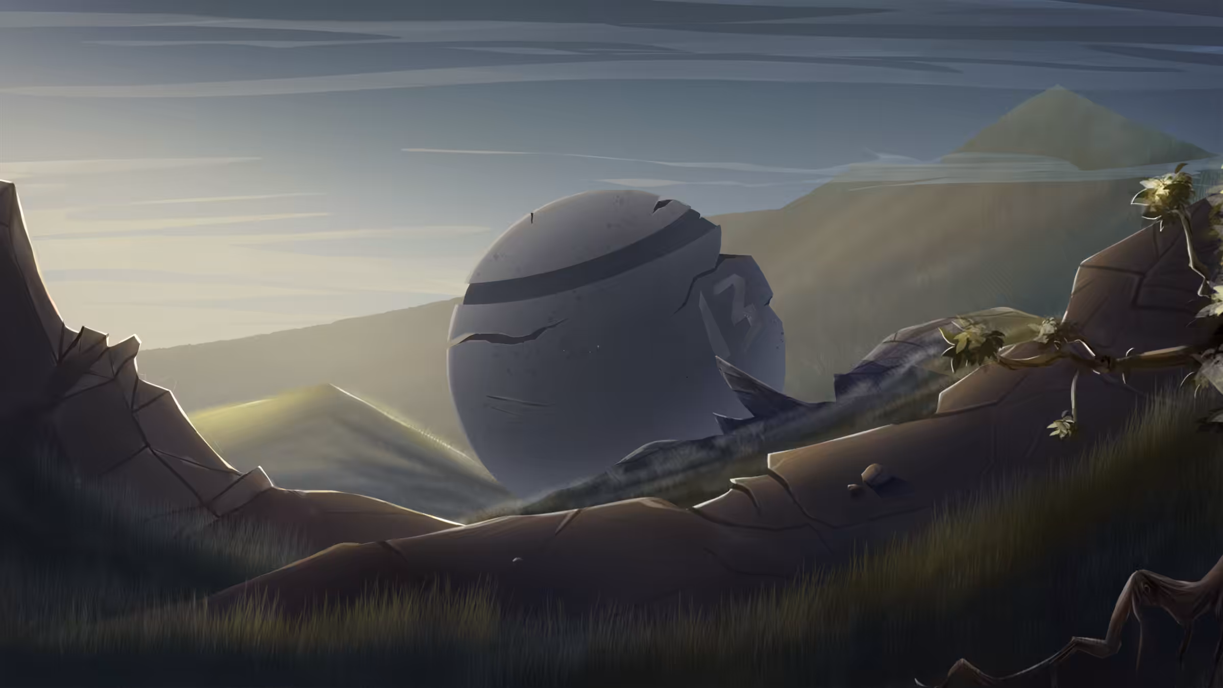 Ball in the meadow
