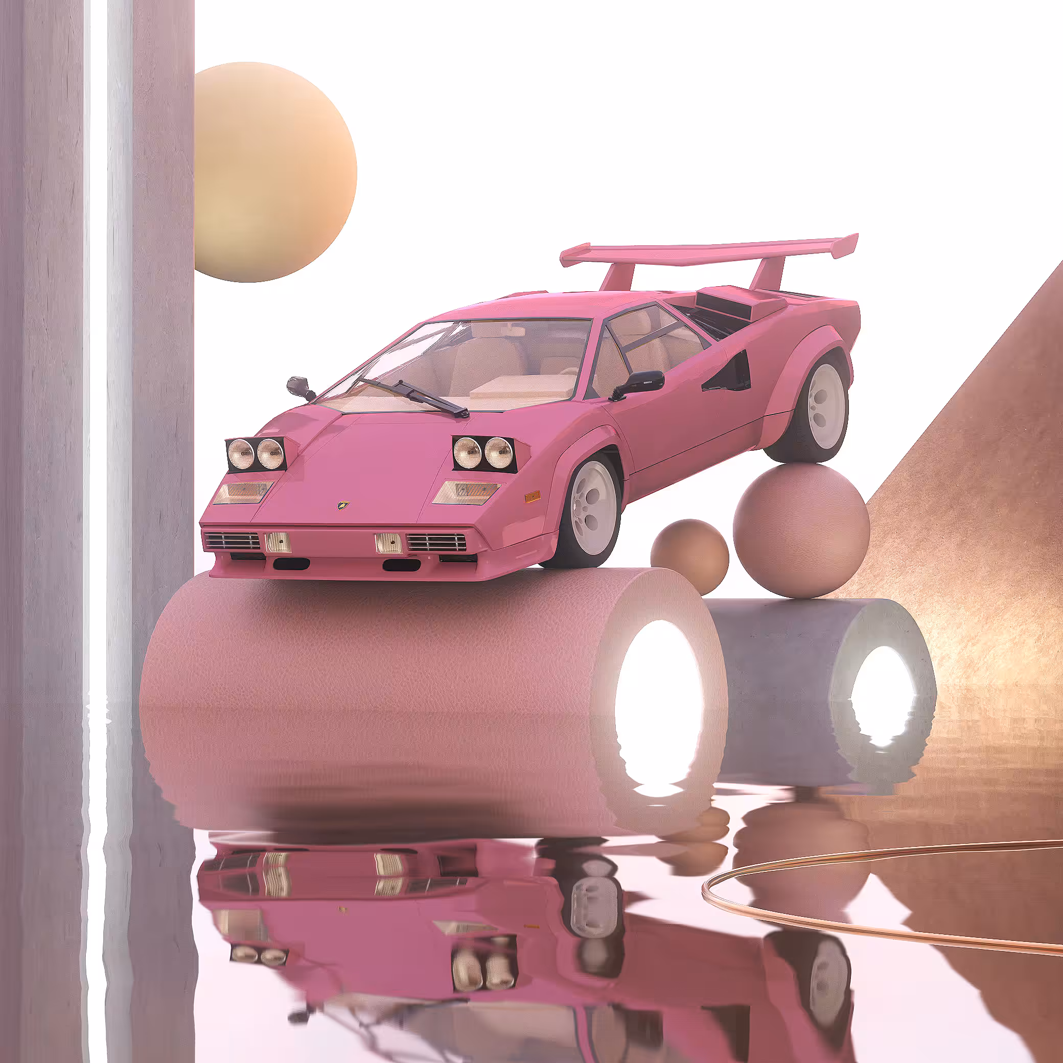 Calm in Motion (Pink Static ver.)