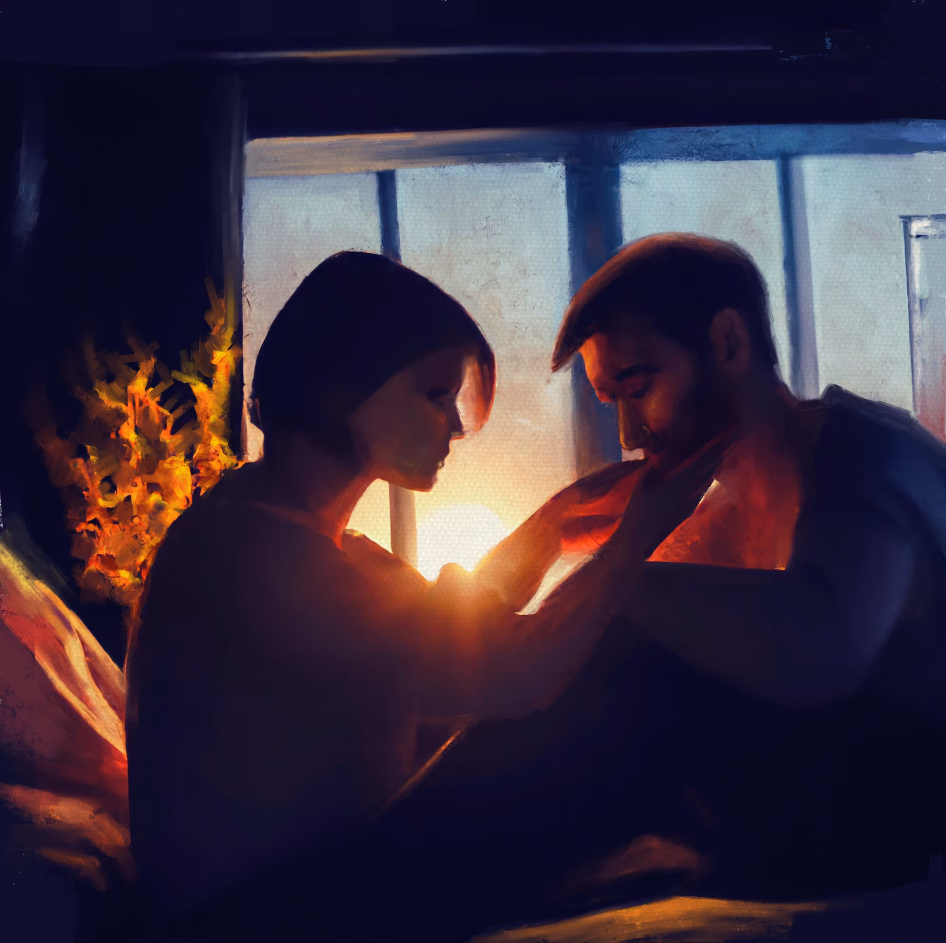 Let's stay up all night. 