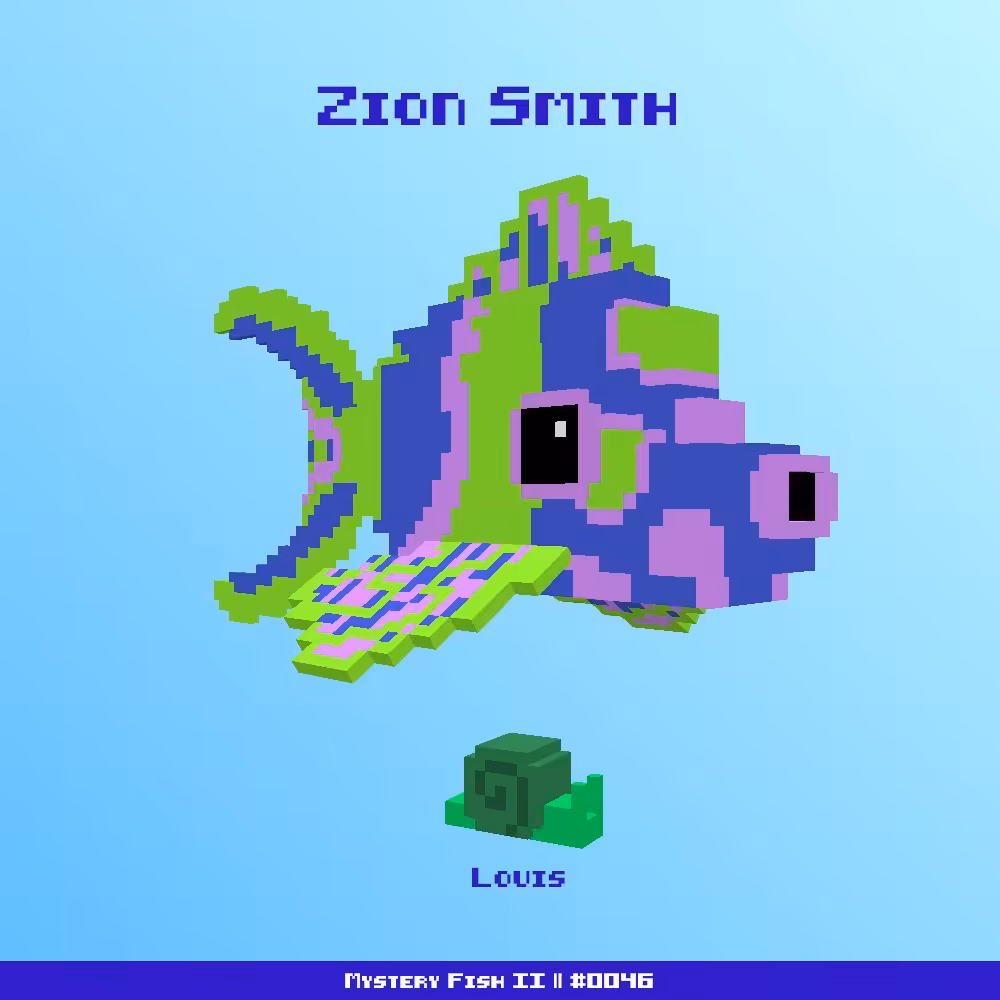 Zion Smith :: Mystery Fish 0046/1000