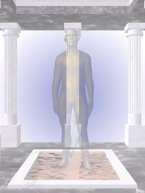 HeavenComputer: The Fading Phone Calling Sunlit Cobalt Man #921