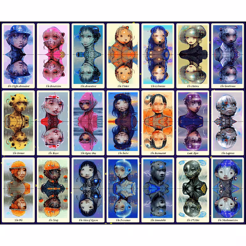 Reflexions - the fxhash tarot #9
