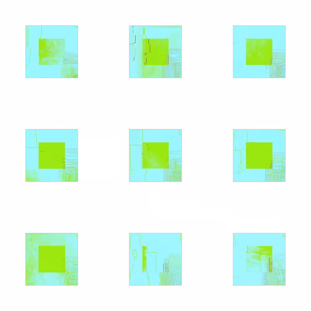 Ethereal Glitched Quadrangles #4