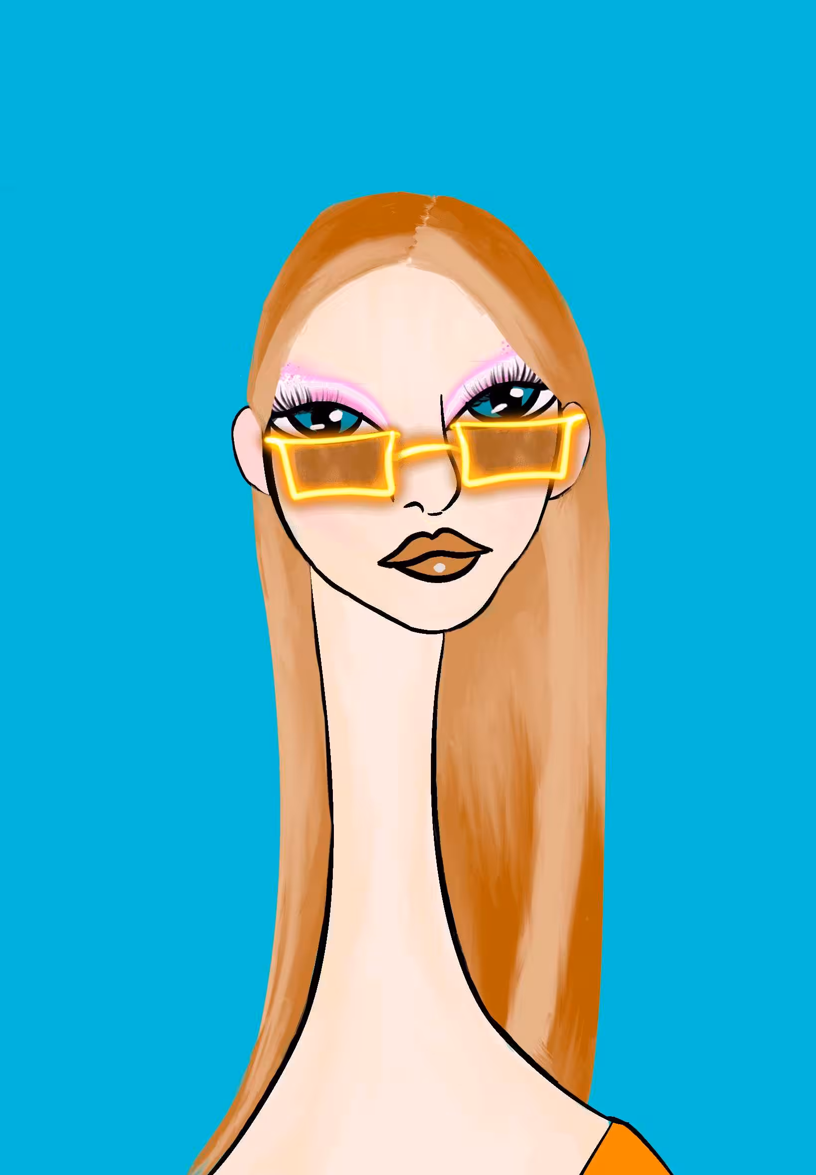 Long Neckie Ladies: Long Neckie Lady #2037