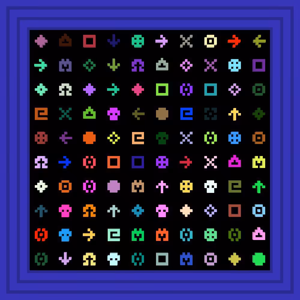 This is an art frame :: Procedural Symbols #365/1000
