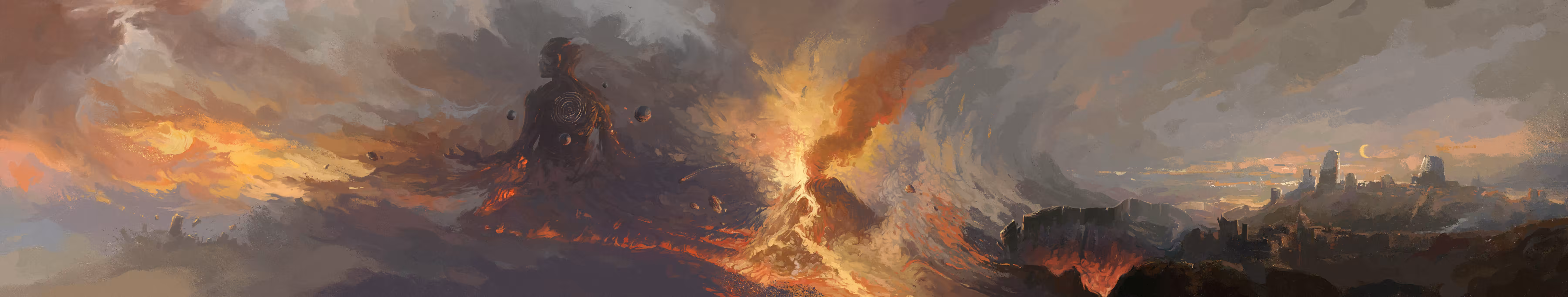 Devastation of one's homeland