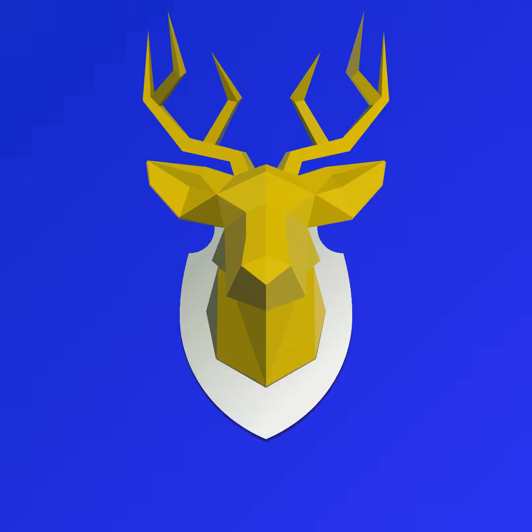 Yellow_blue_Deer_on_my_wall