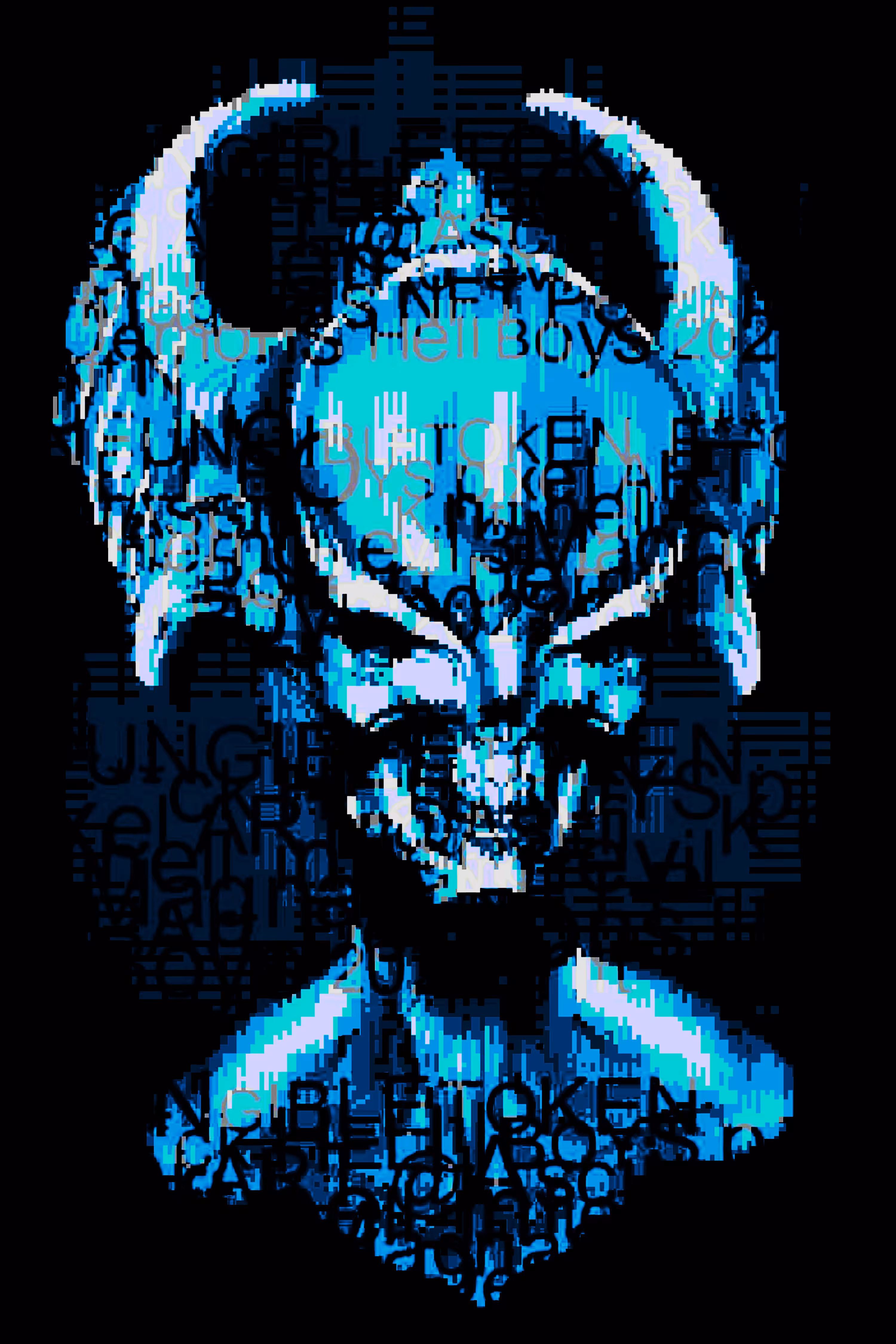 HellBoys Series ASCII and Pixel Demons and Monsters - Hell Boy #3. v.2.1.1