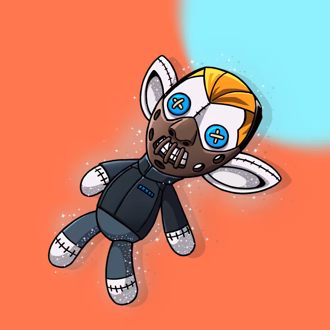 #7511 Sneaky Vampire Teddy