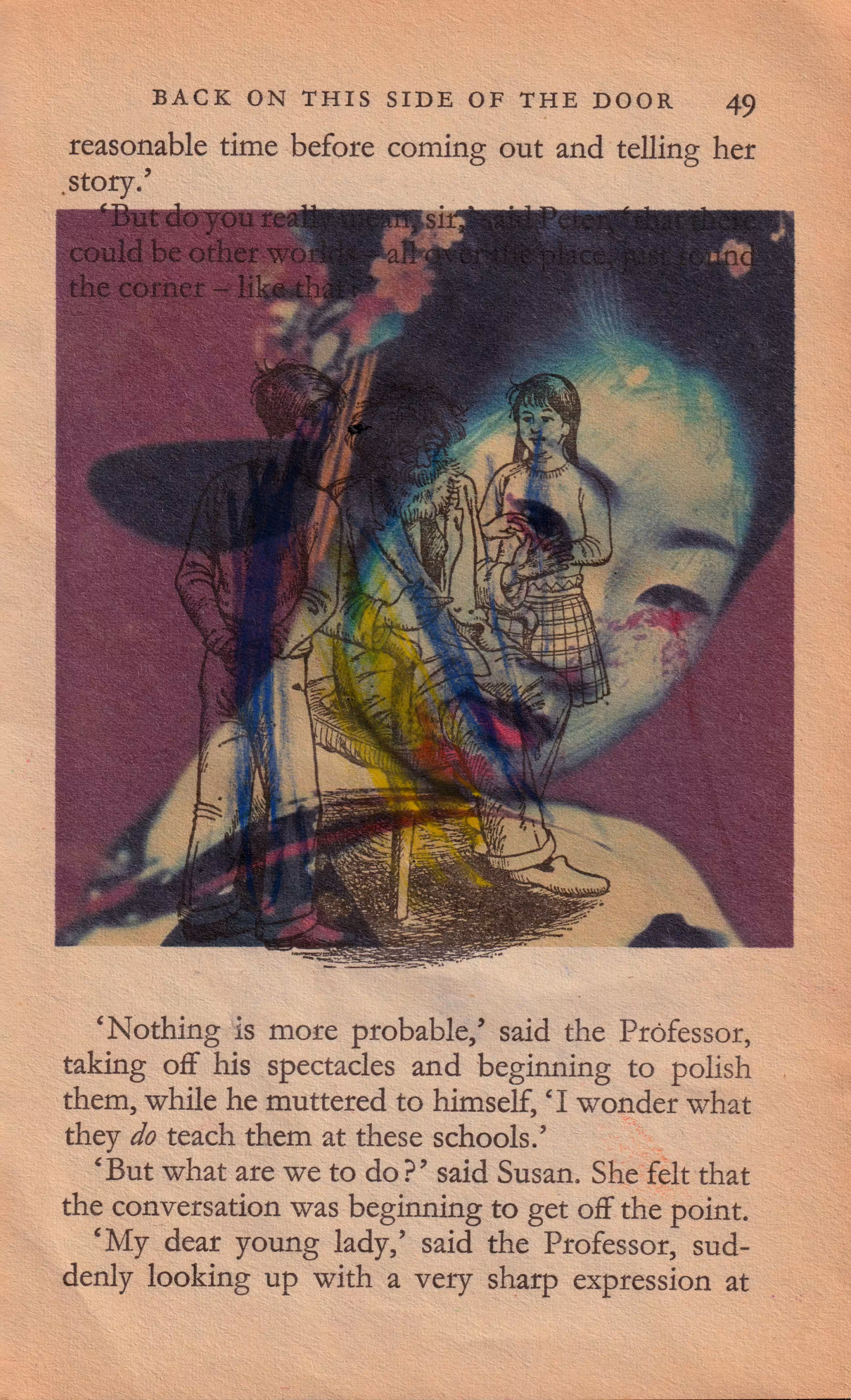 ⁿ°1 Japanese Themes on Paper, Colour Plate (CJ | Other Worlds | Geisha)