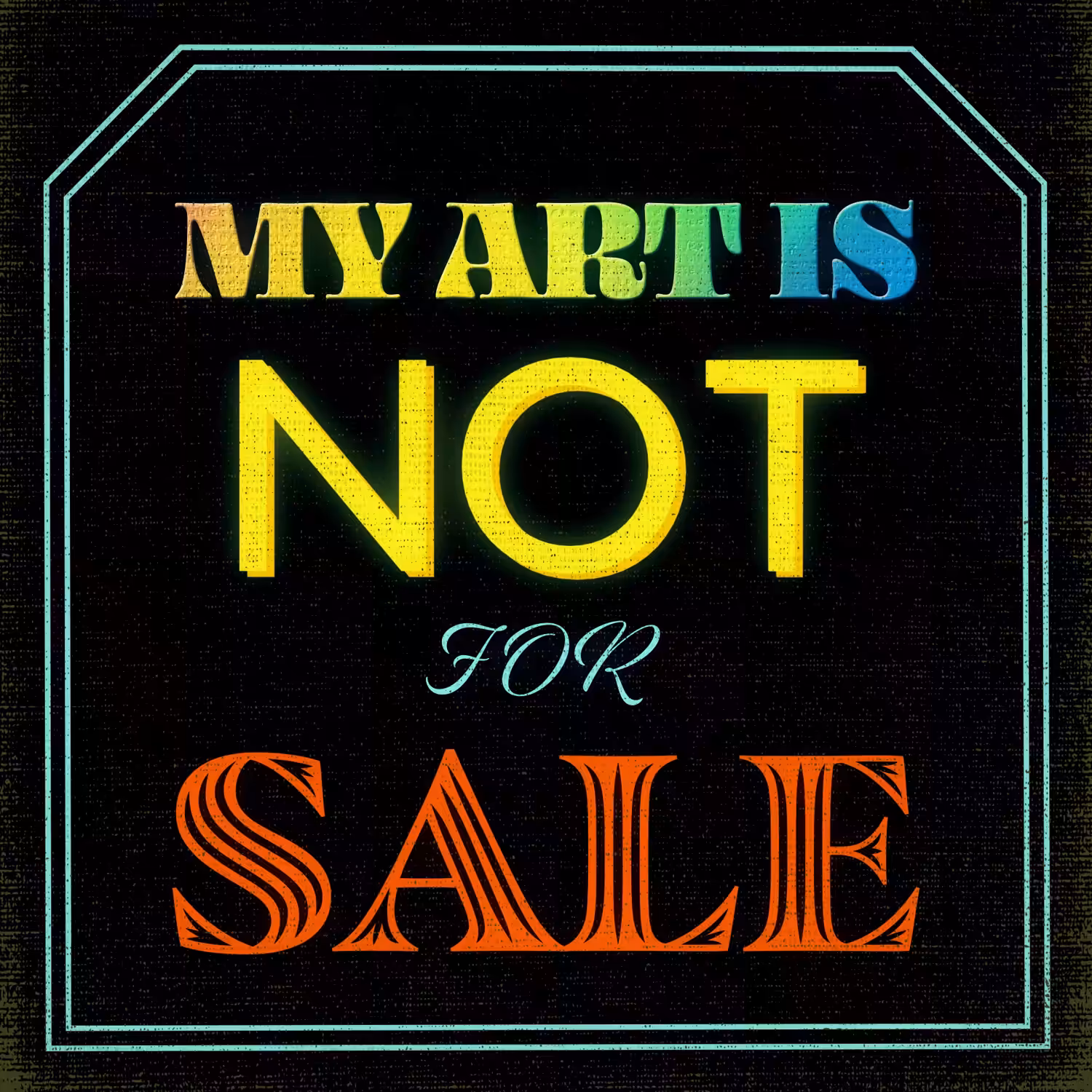 "NOT FOR SAIL"is NOW FOR SALE