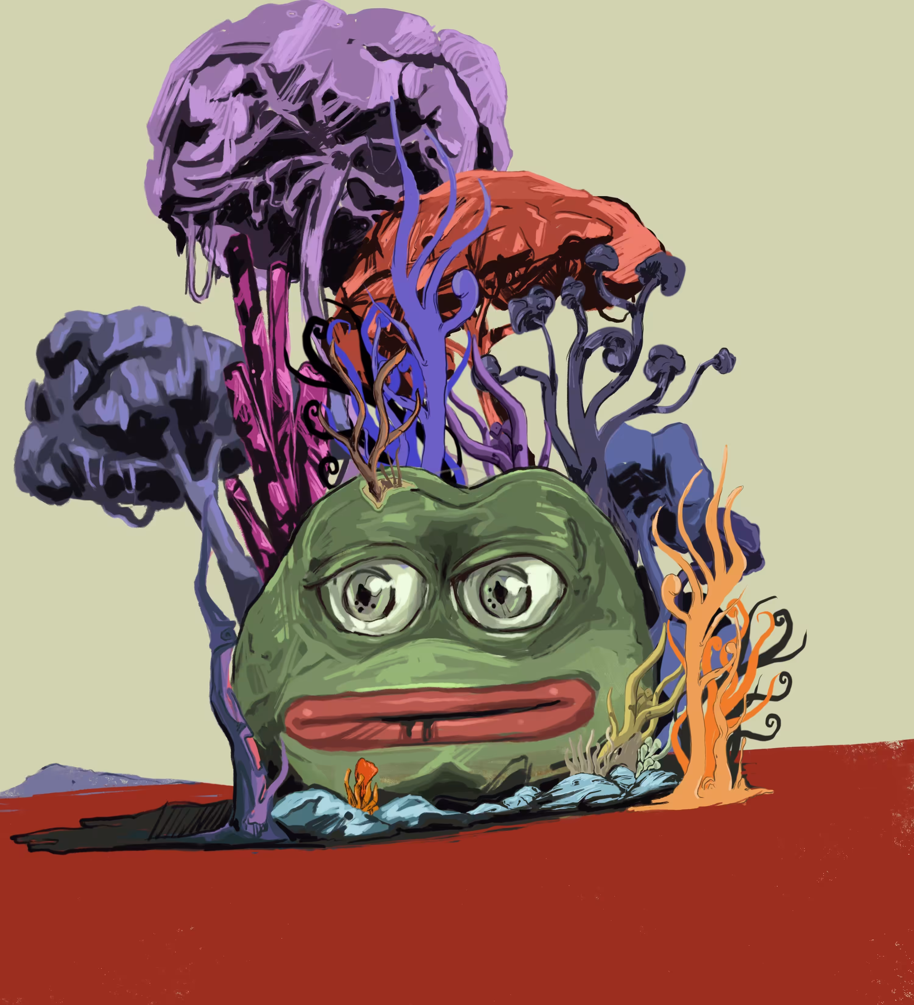 Pepe statue 01