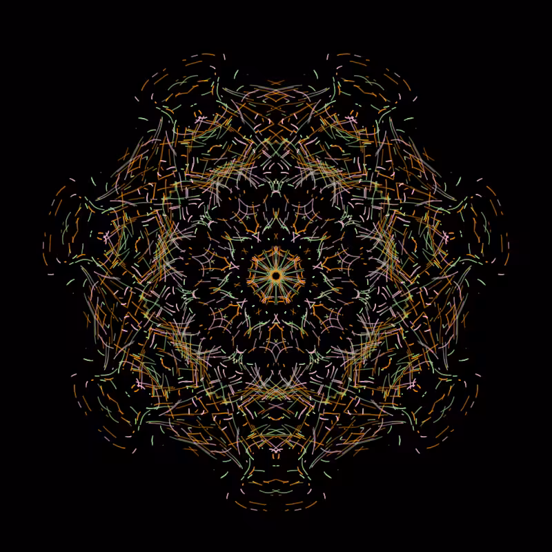 the thread in the pattern #123
