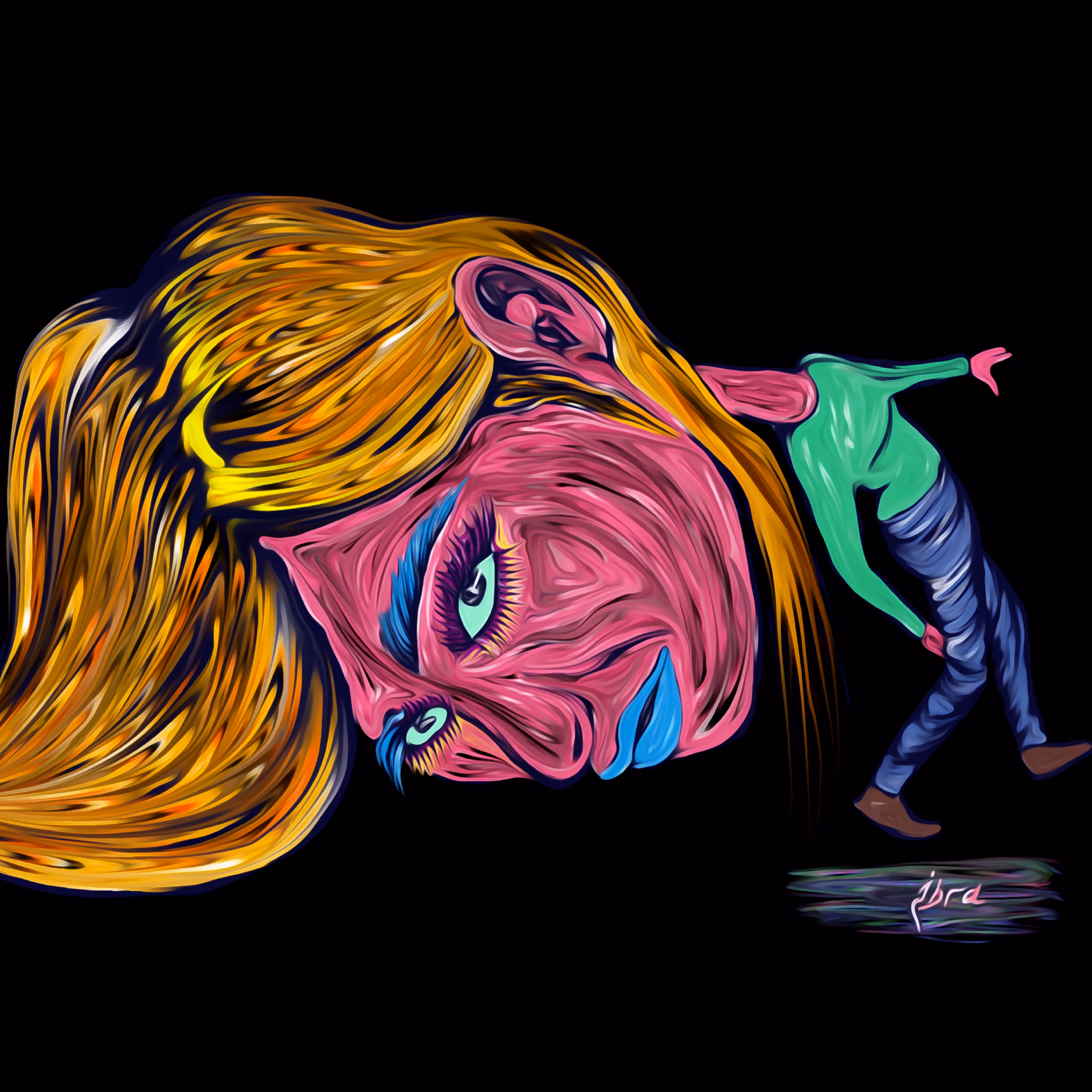 Her body was no longer strong enough to carry her head and its contents.