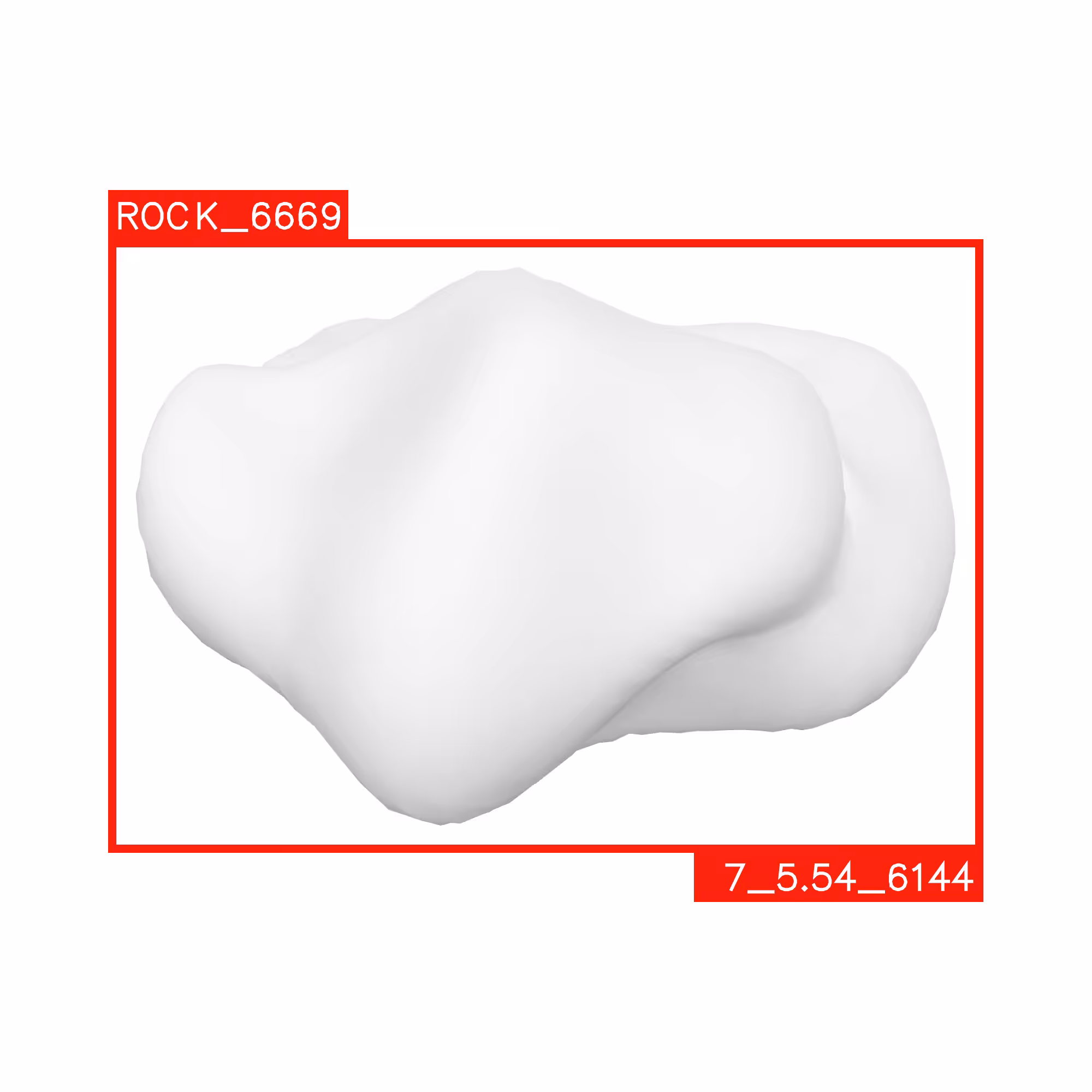 UNSHADED ROCKS: ROCK 6669