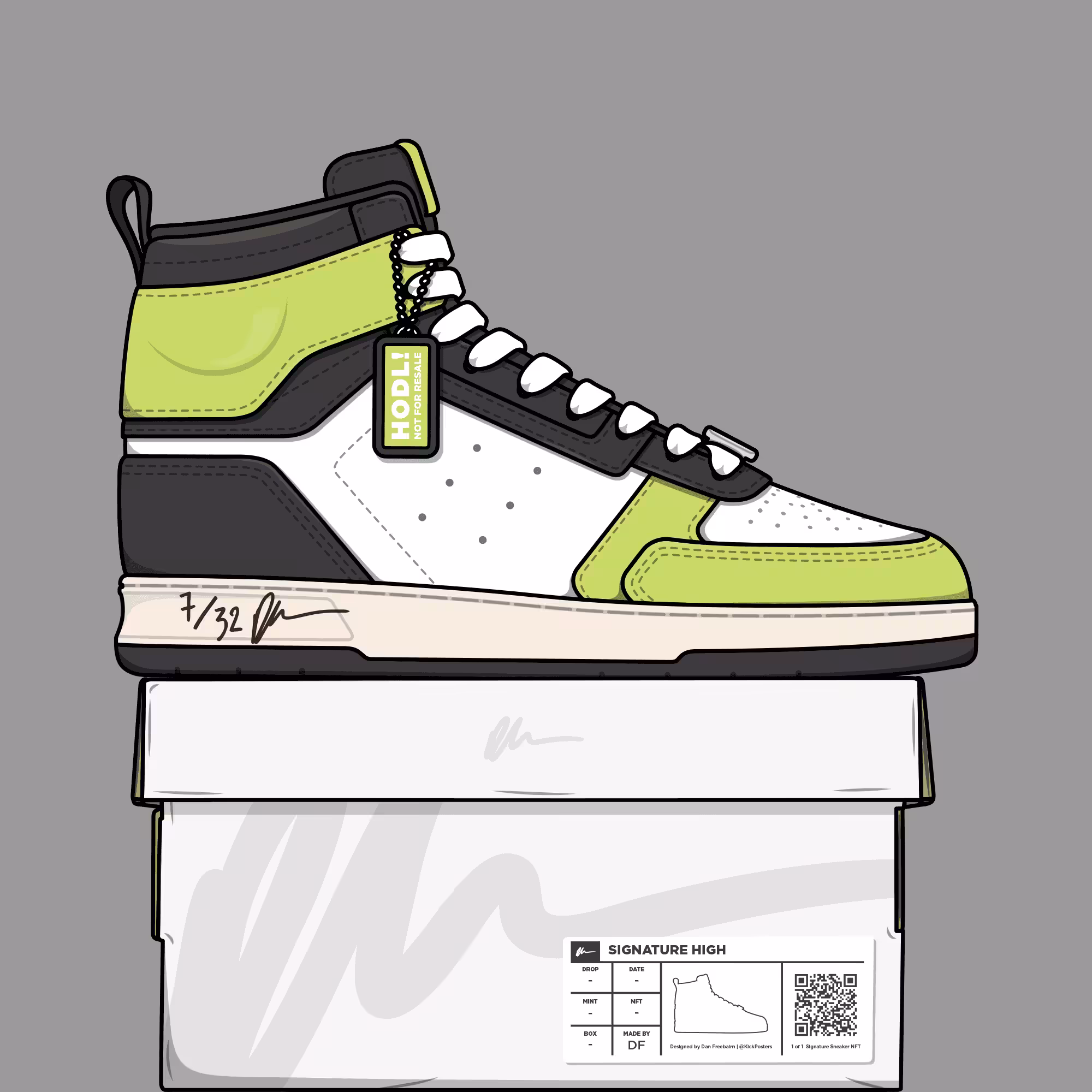 Signature Sneaker High 'Spectrum' - #7