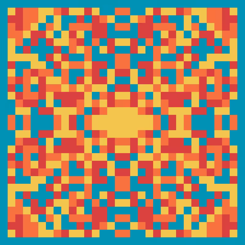 Pixel Mandala #51