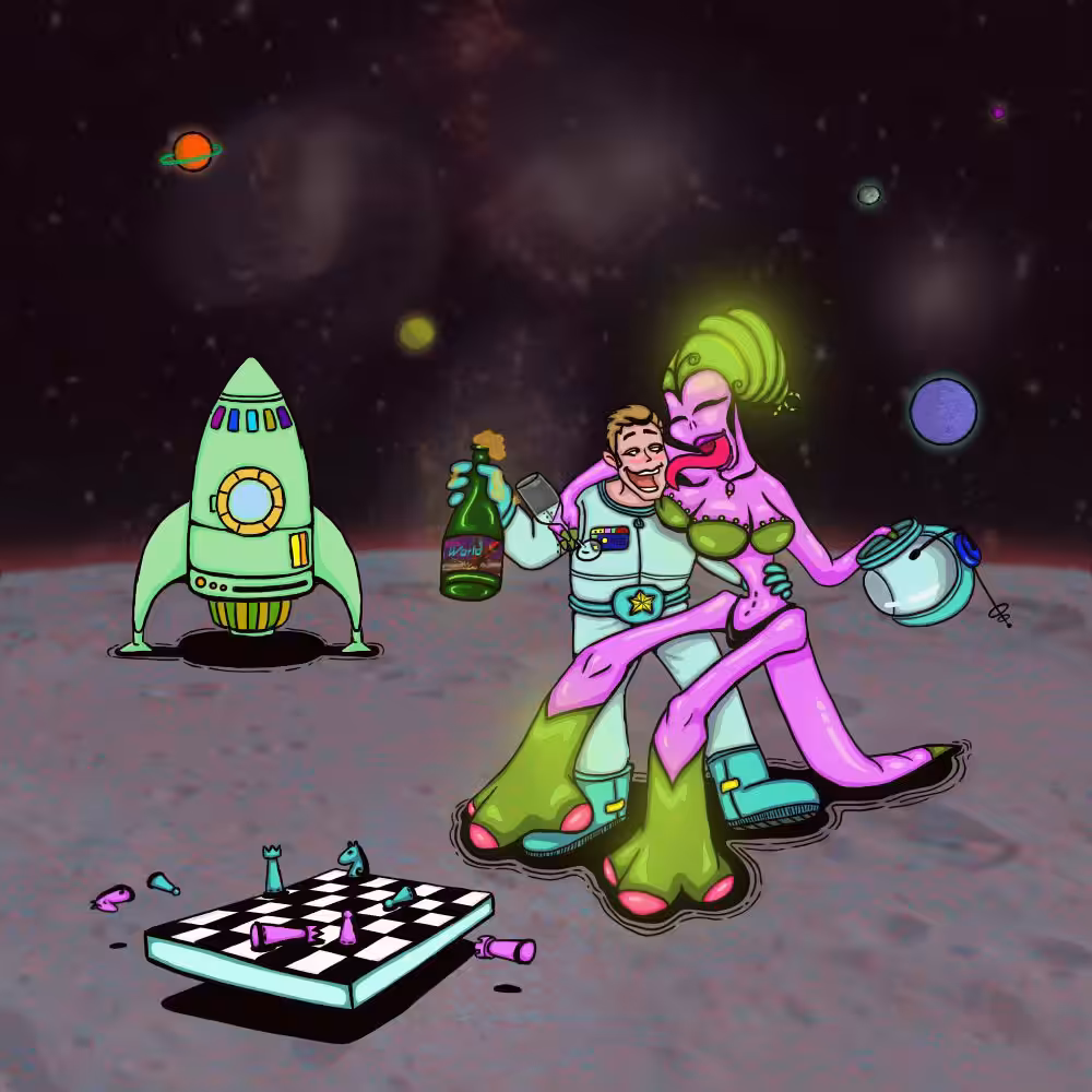 A love story out of this world