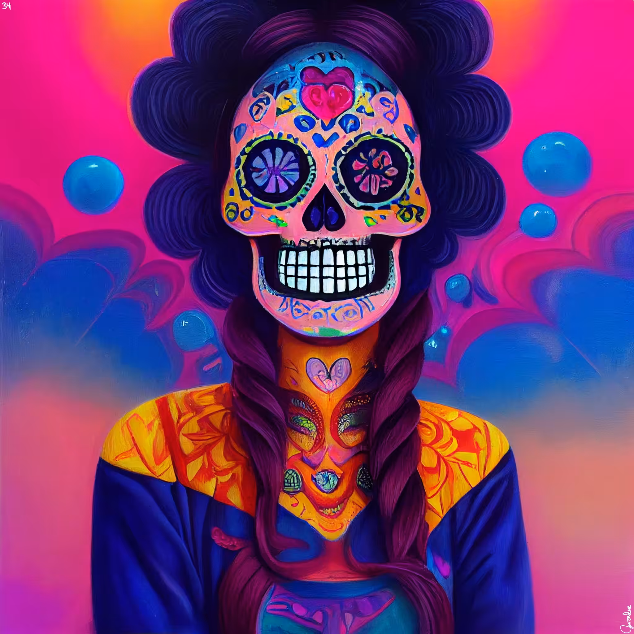 sugar skull #34