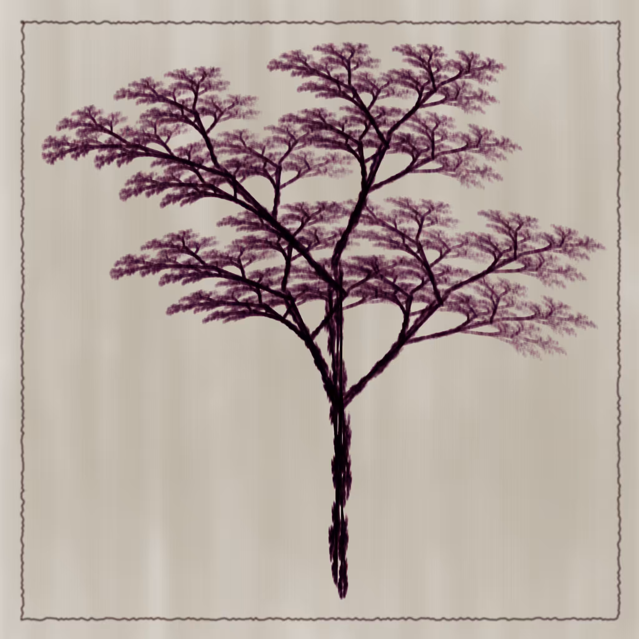 Tree on Silk #9