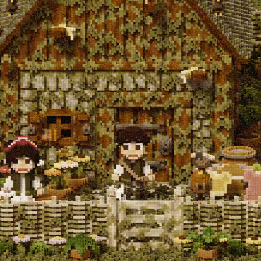 Cottage Garden (Sam and Daisy) #1B