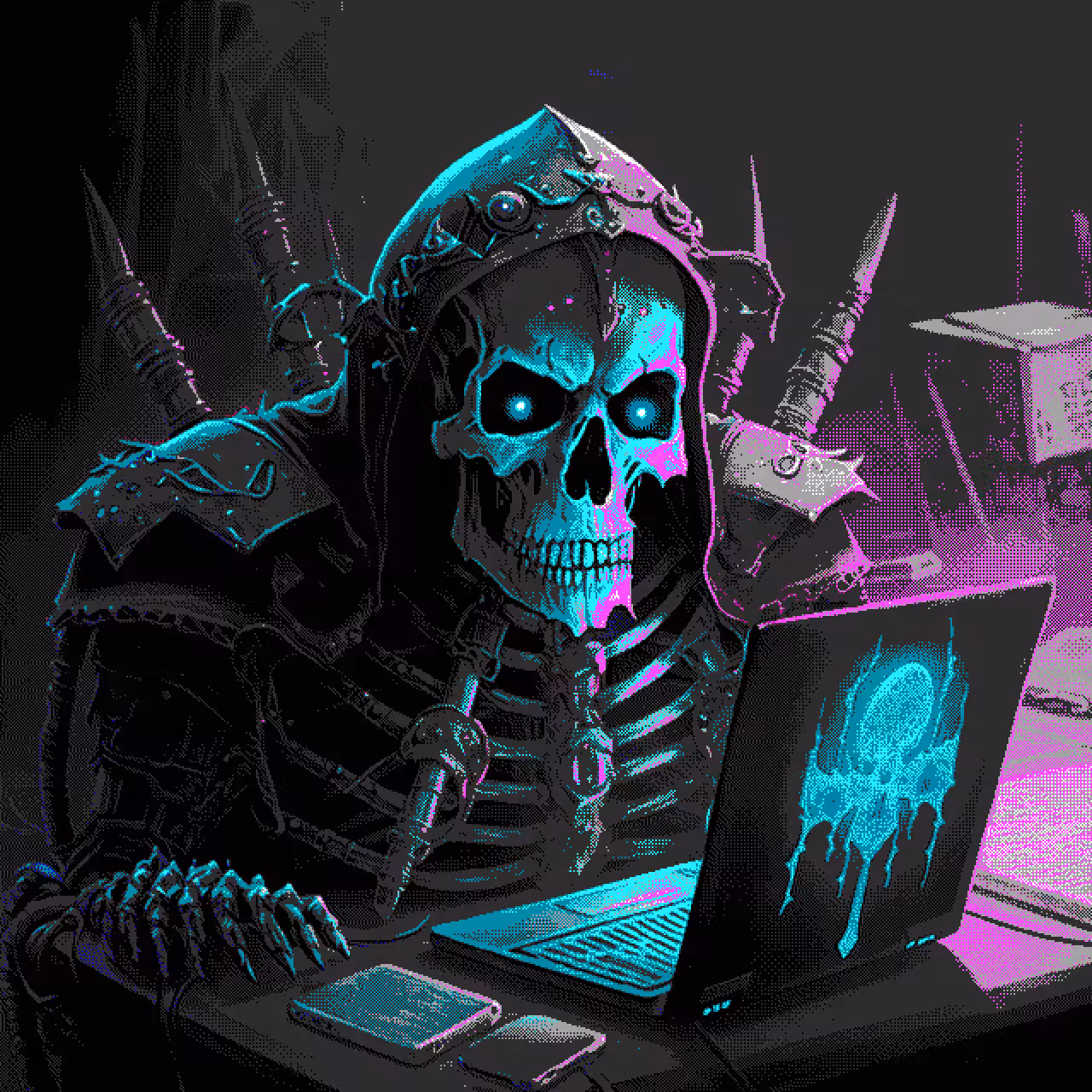 Cafe Hacker Skeletor