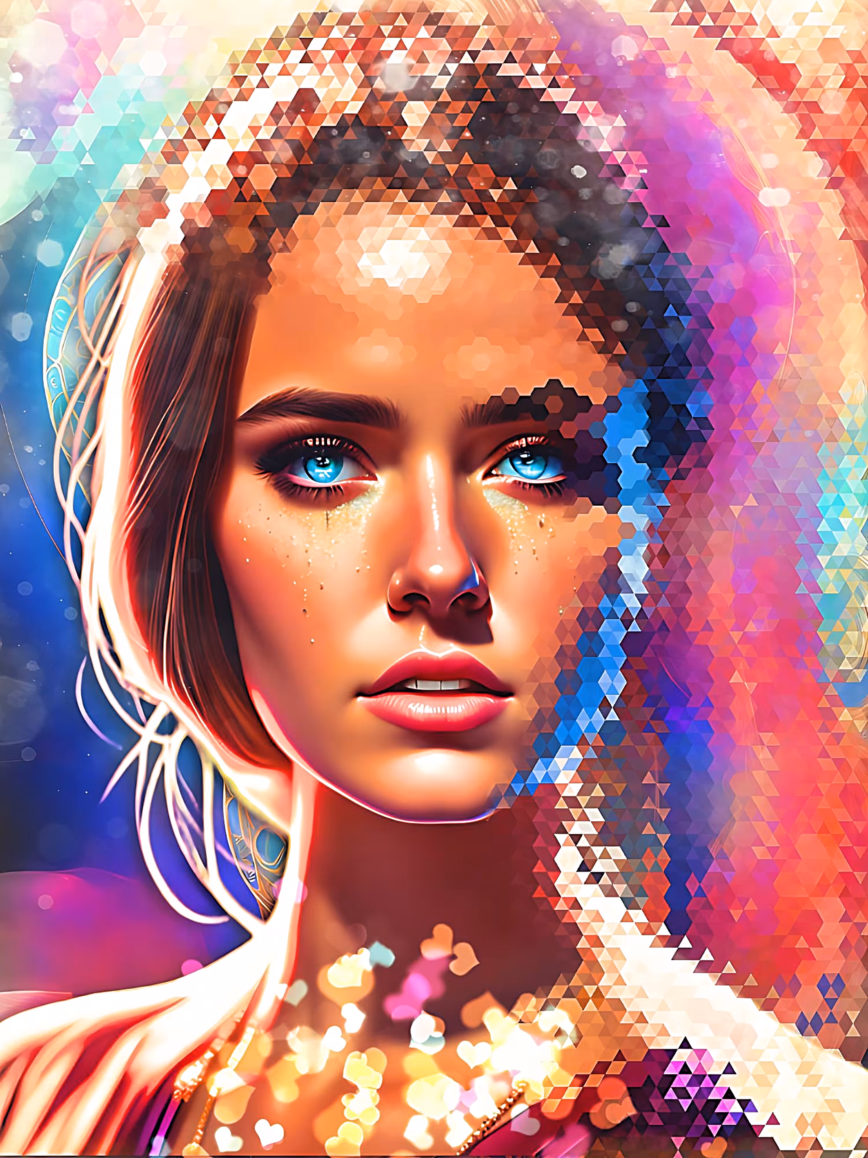 Becoming pixels