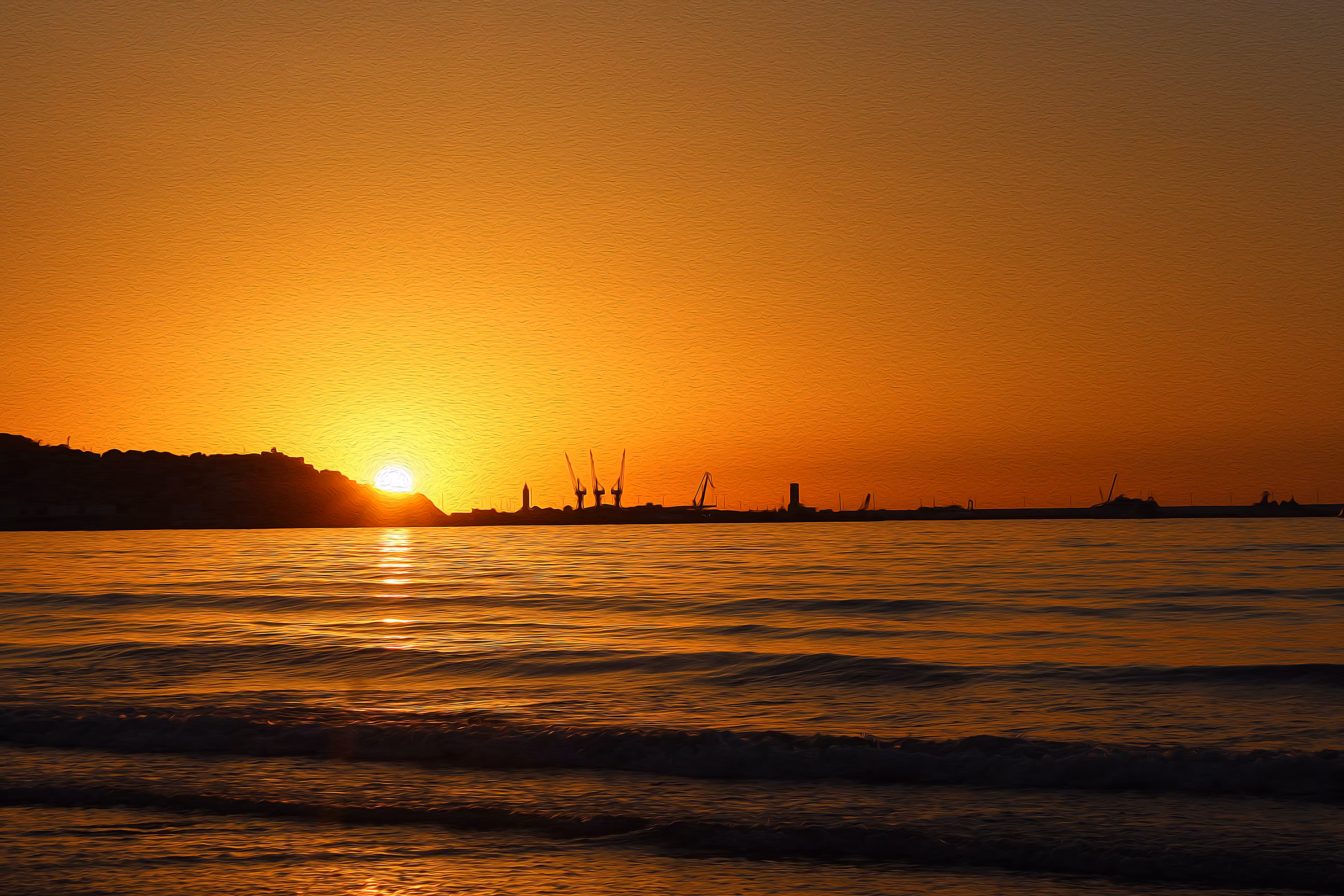 The Sun Set