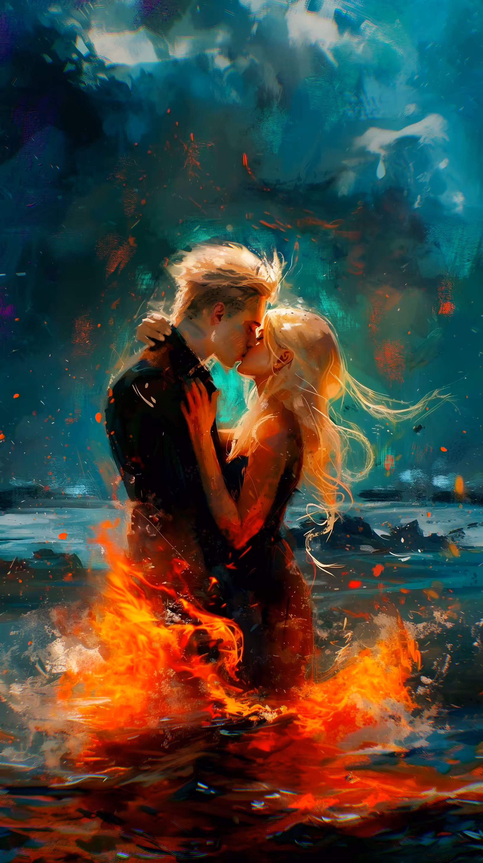 I'm burning with love for you