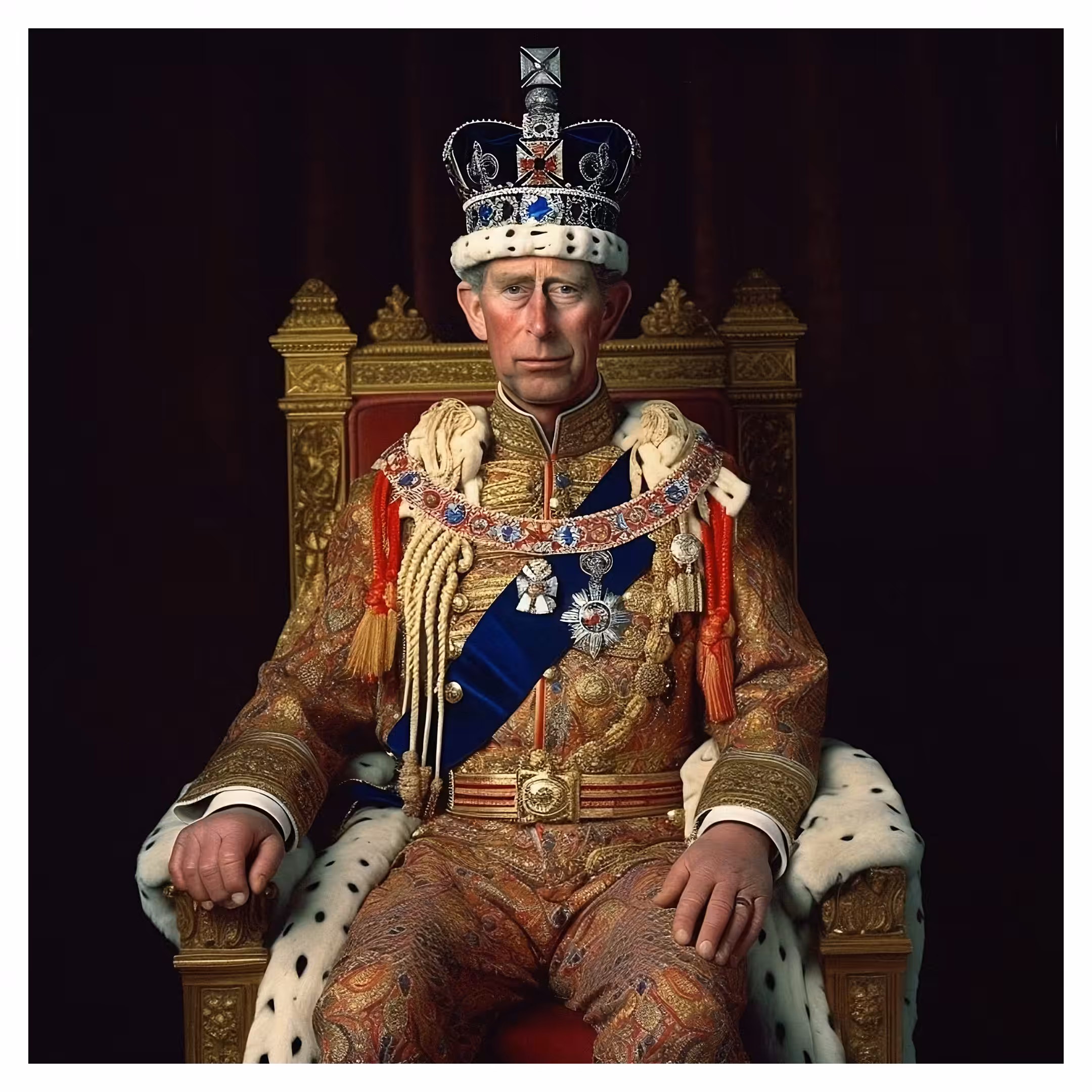 King Charles III crowned at Westminster Abbey