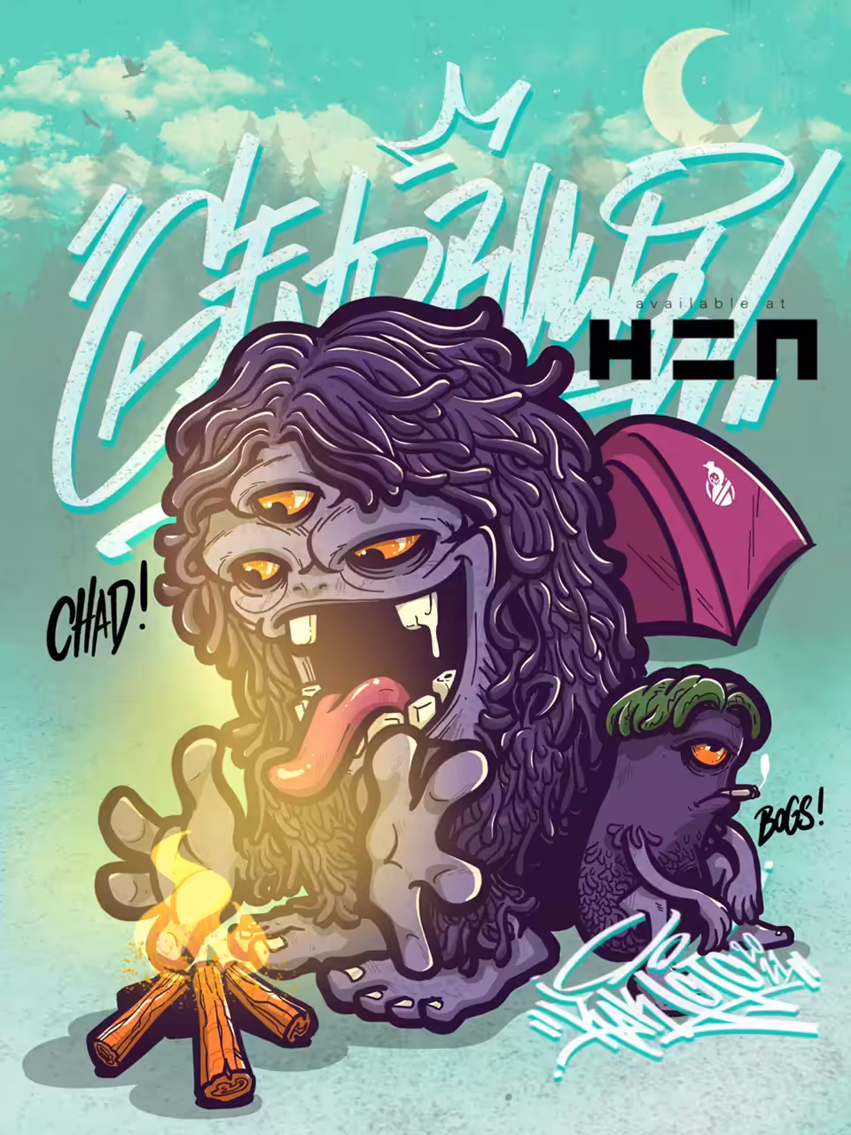 Chad and Bogs the series || gen-DREW-wow camping