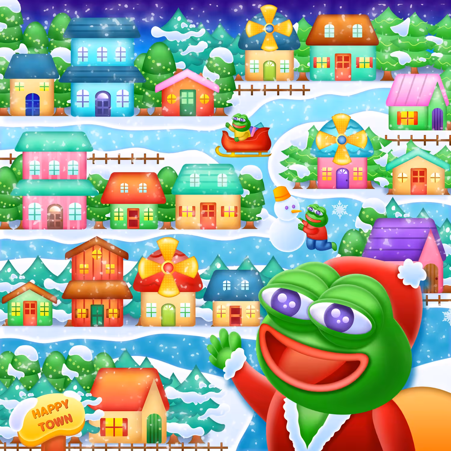 Pepe Happy Town: X'mas is coming