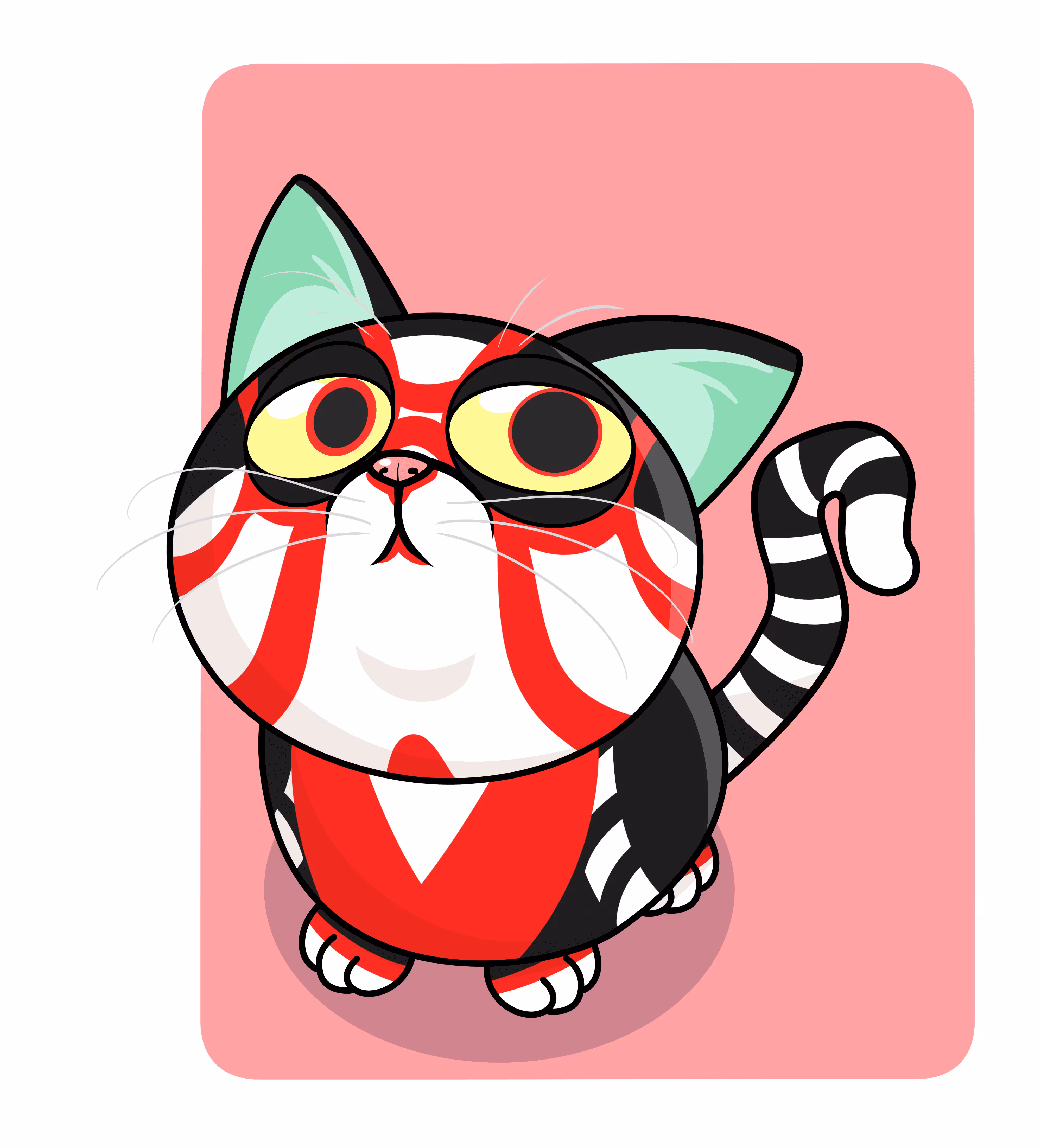 Cat Staring Galaxy #S1603