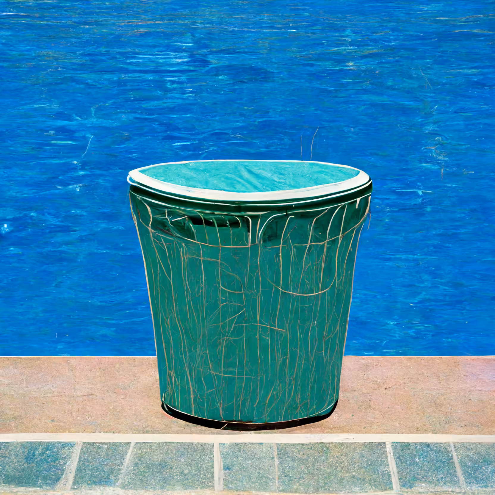 Toter by the pool