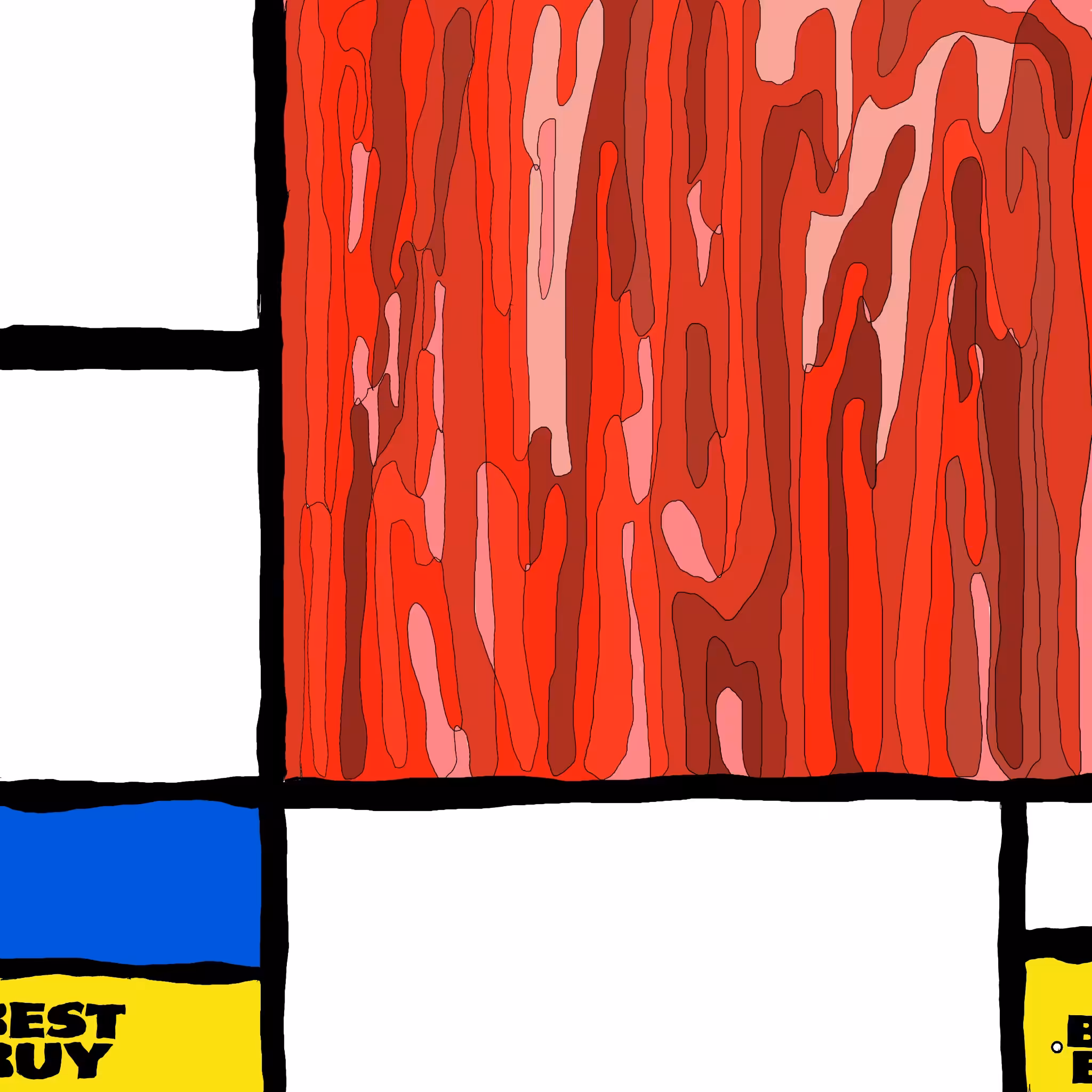 filet meatdrian composition of strip malls