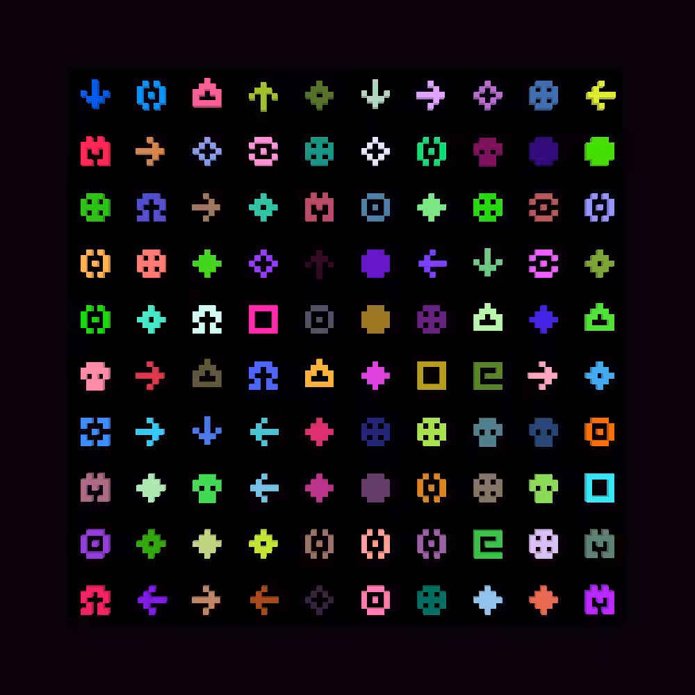 NFTBIKER WAS HERE ! :: Procedural Symbols #16/1000