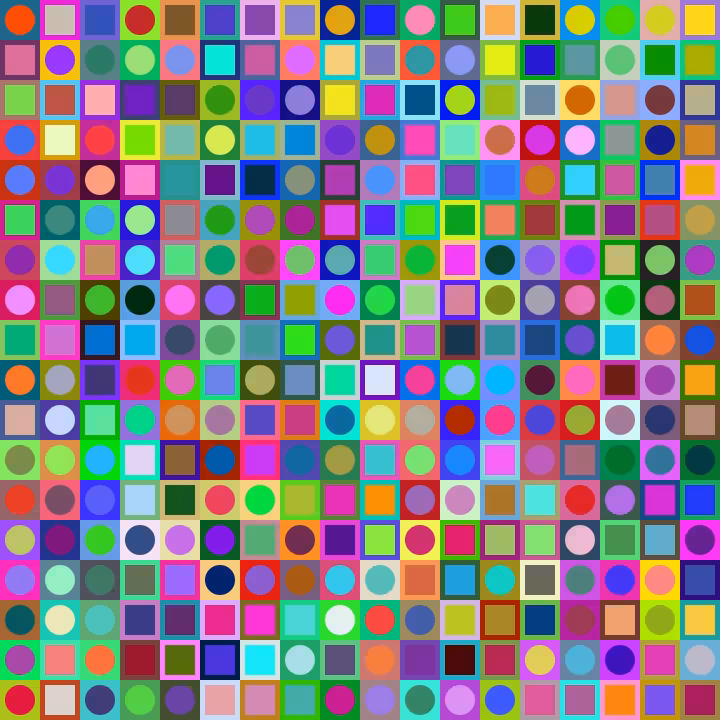 Square Dot Composition #5