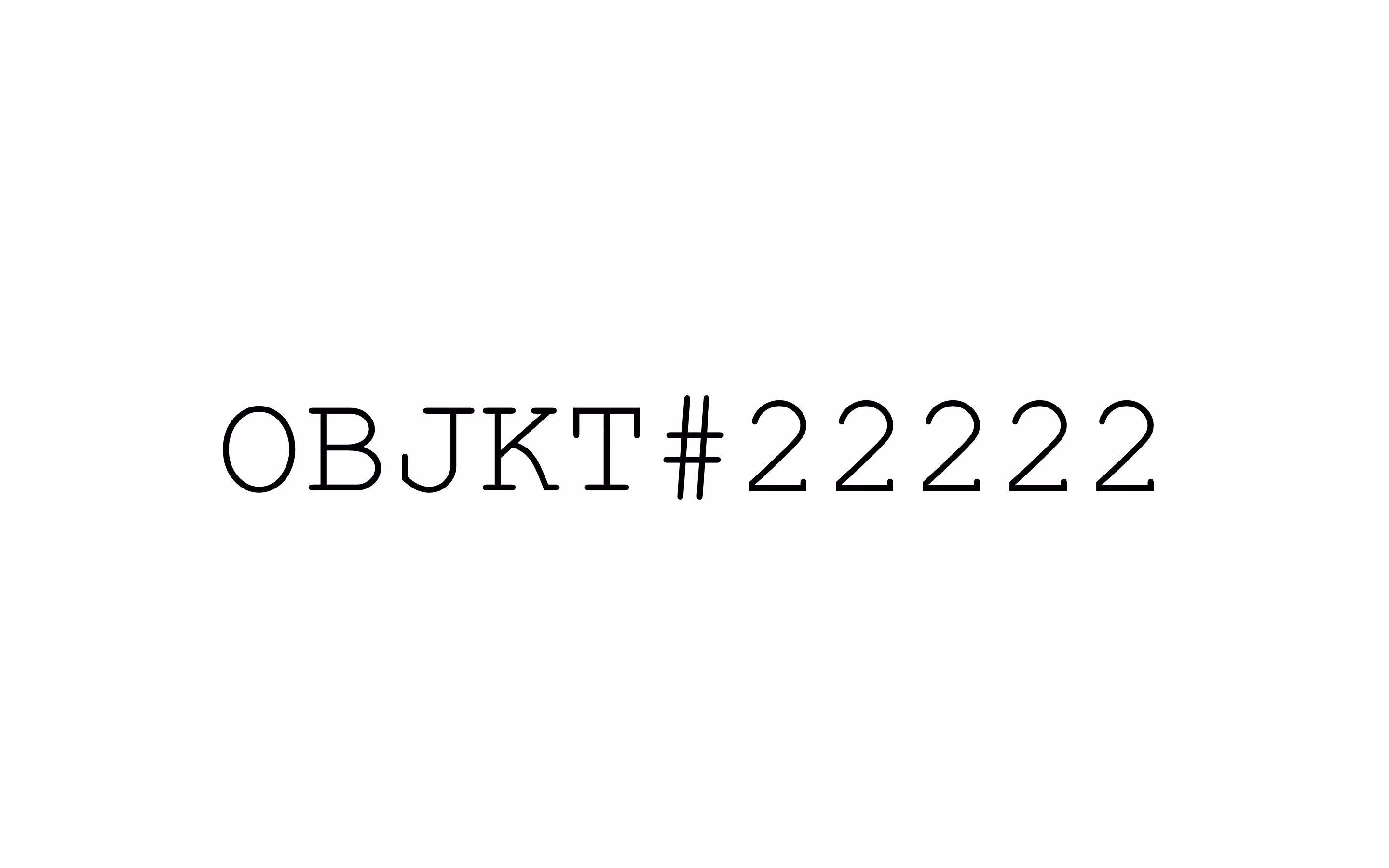OBJKT#22222