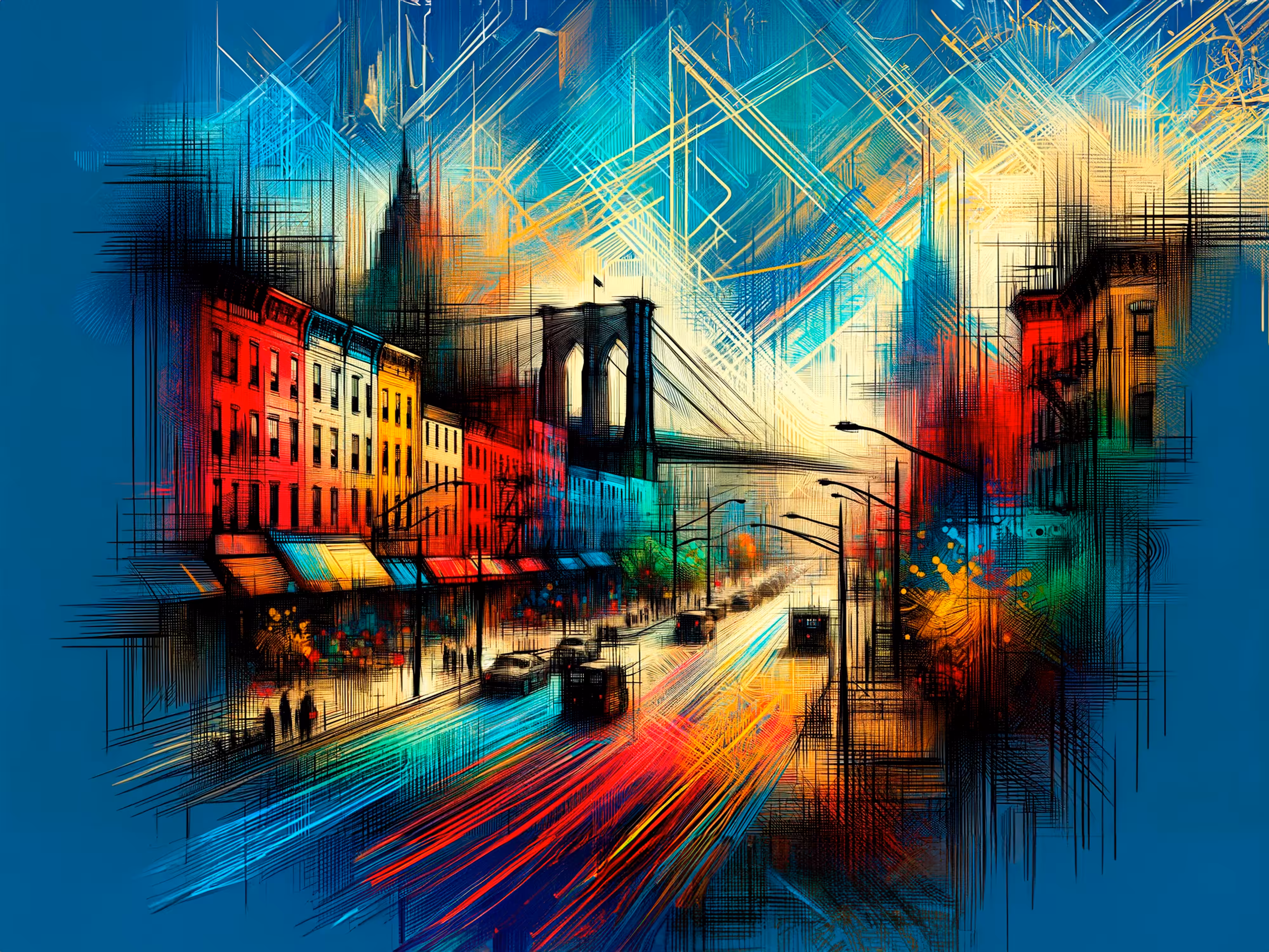 Digital Emblem #37 the Brooklyn Bridge