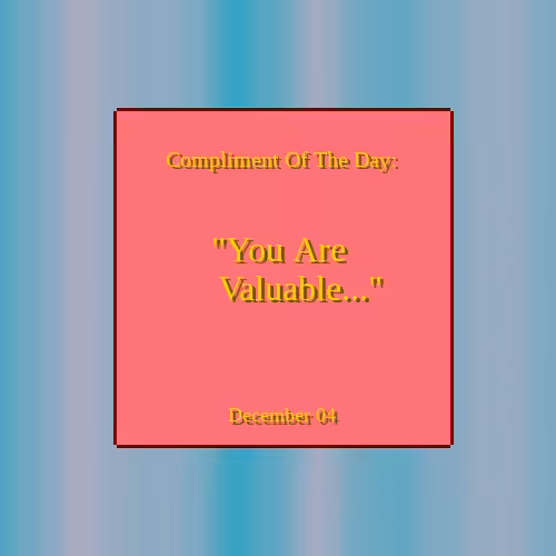 Compliment Of The Day #10