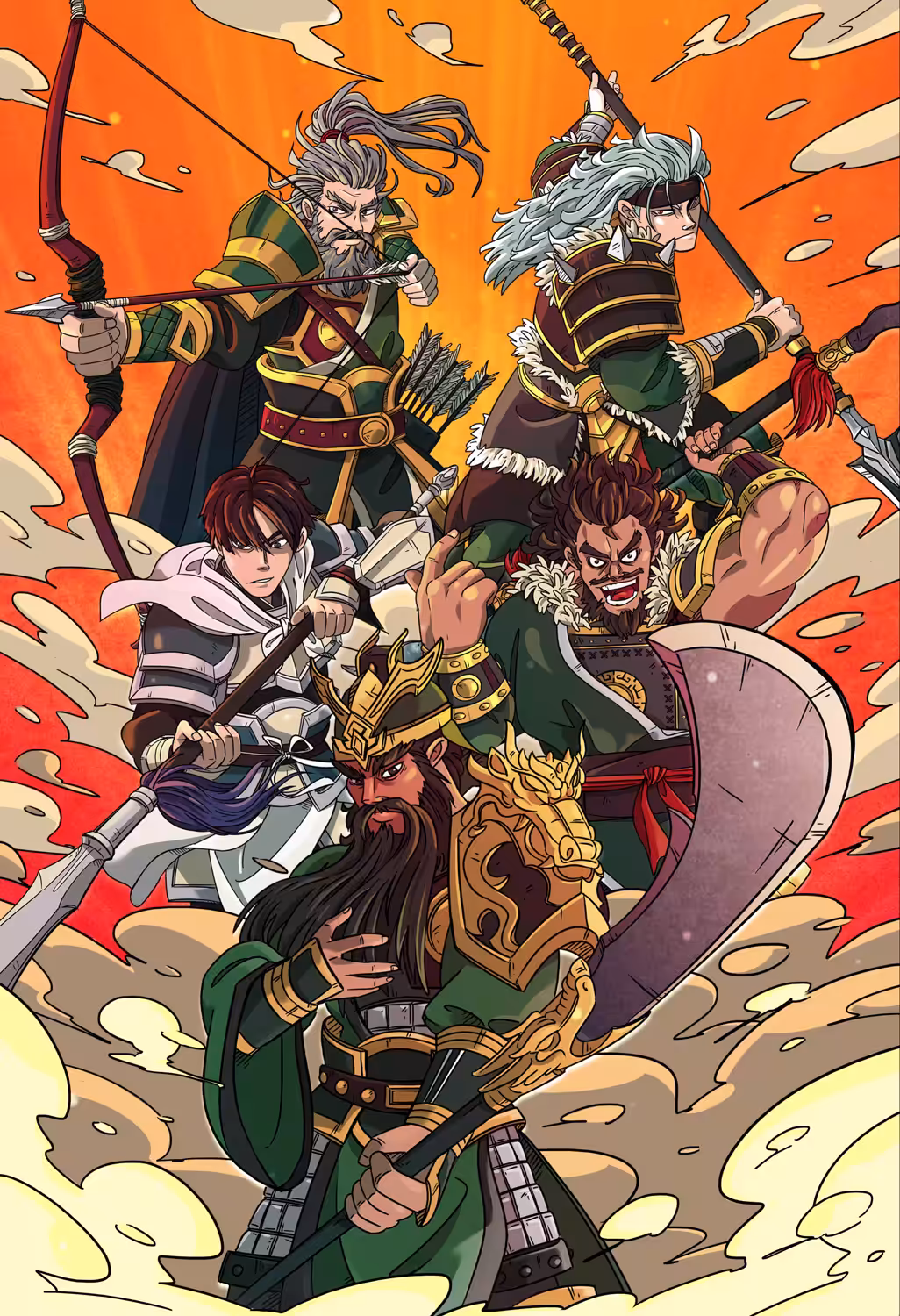 The Five Tiger Generals of Shu