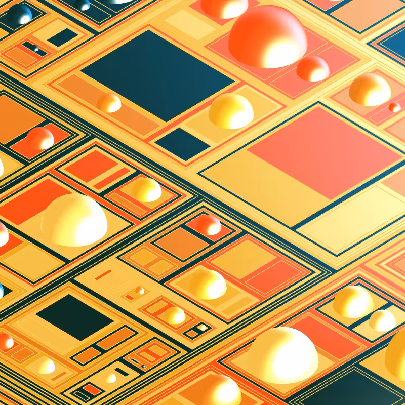 Geometric city #122