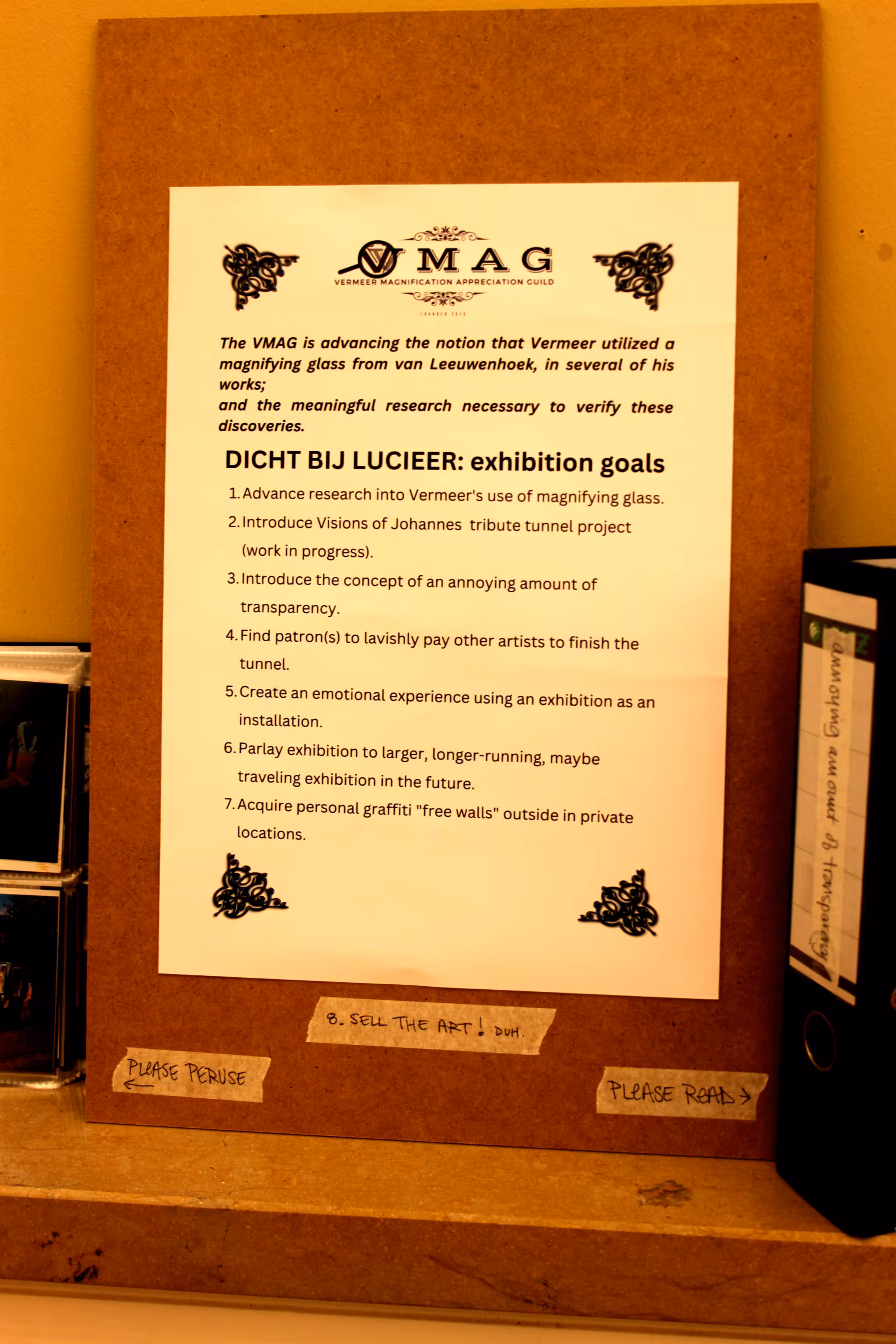 VMAG (VERMEER MAGNIFICATION APPRECIATION GUILD)