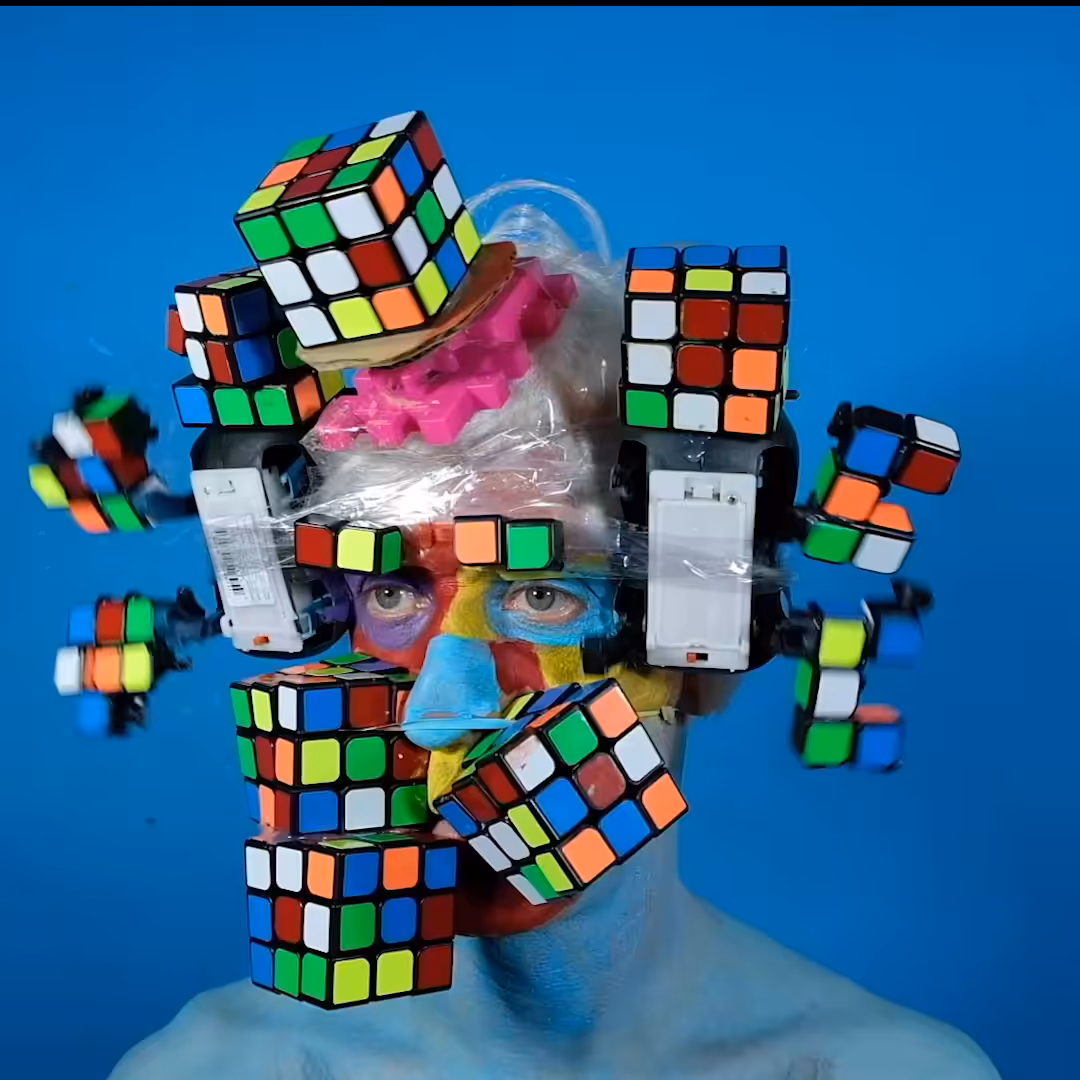 The Unsolvable Rubik's Cube Man